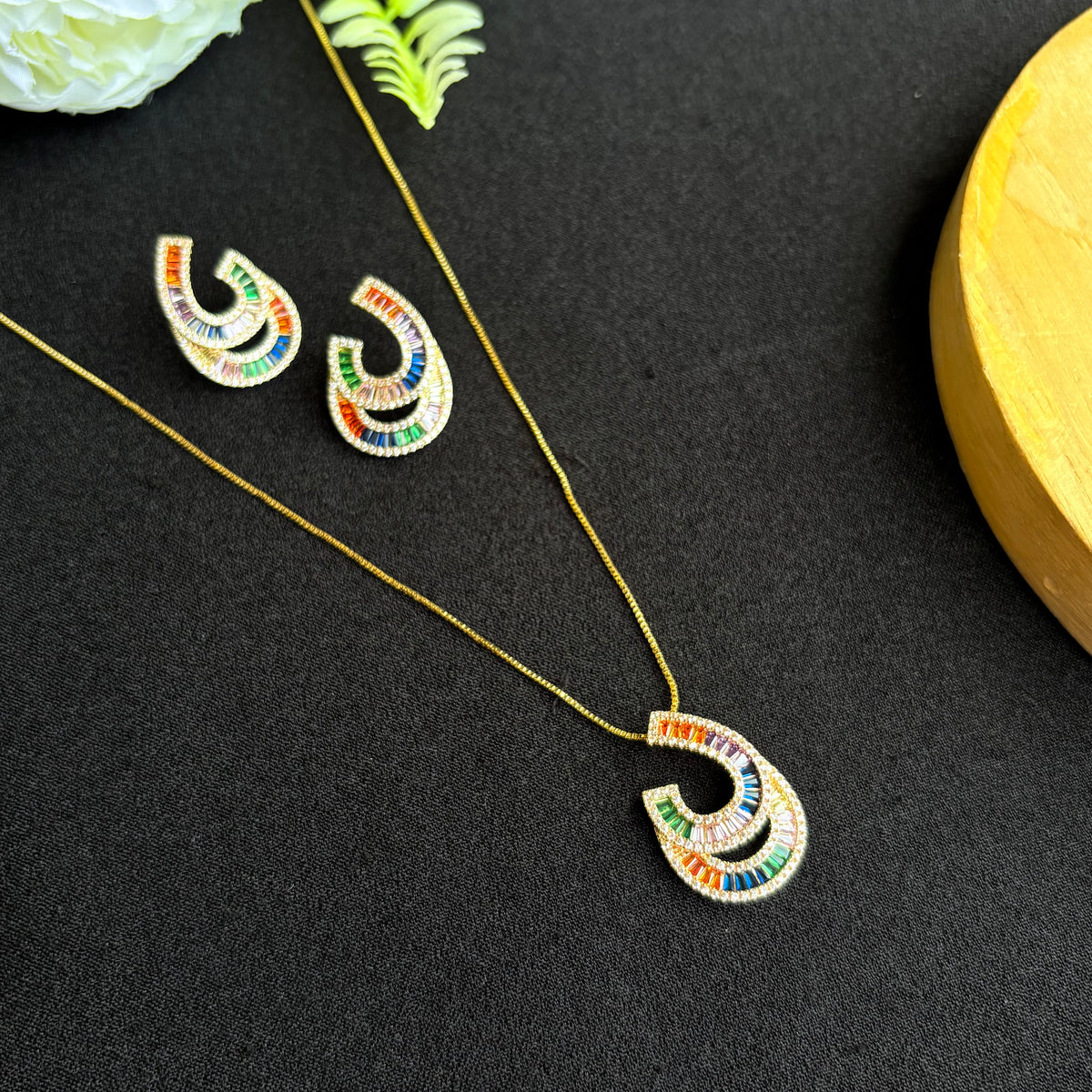 Rangrezika Pendant Set