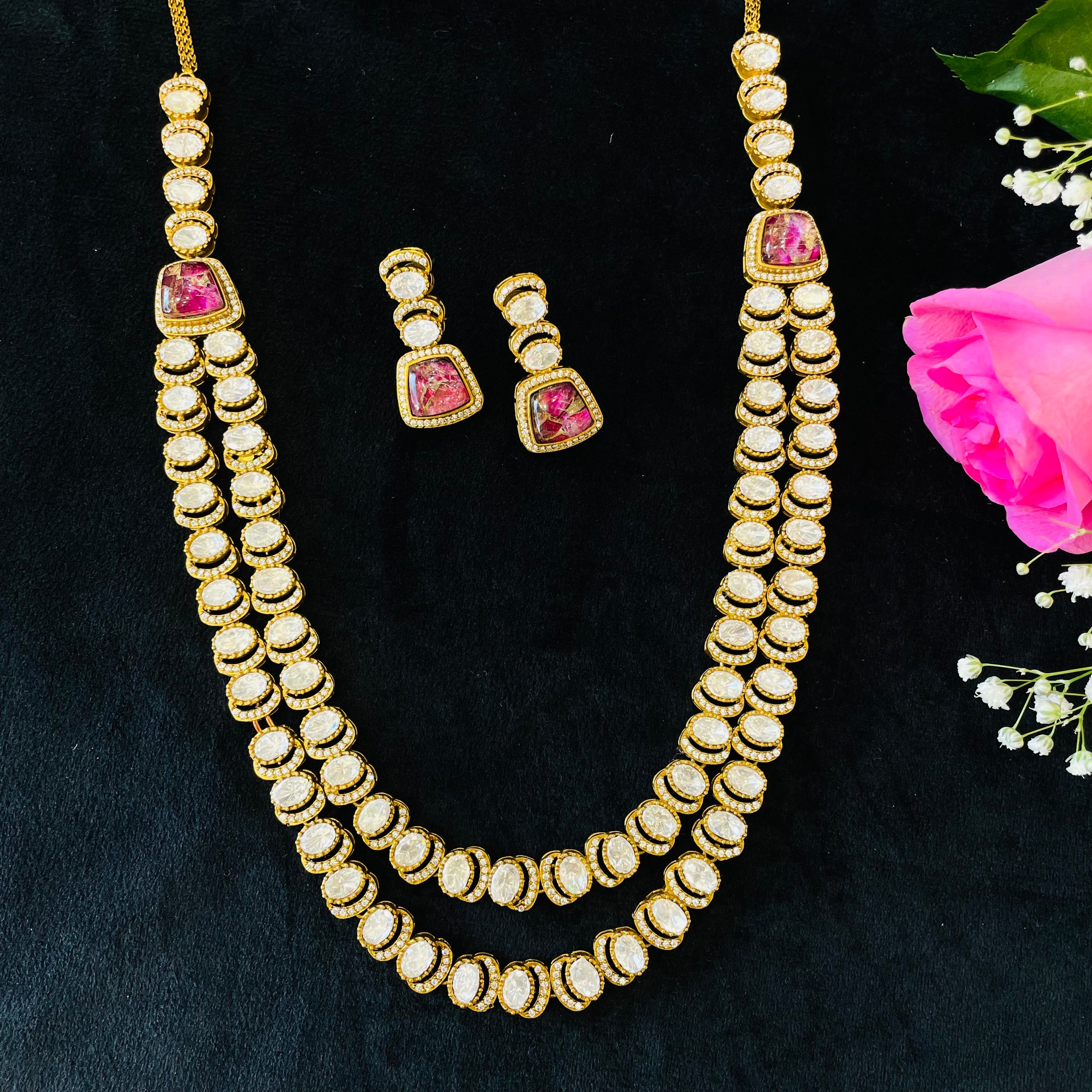 Nayaab Aarohi Polki neckpiece