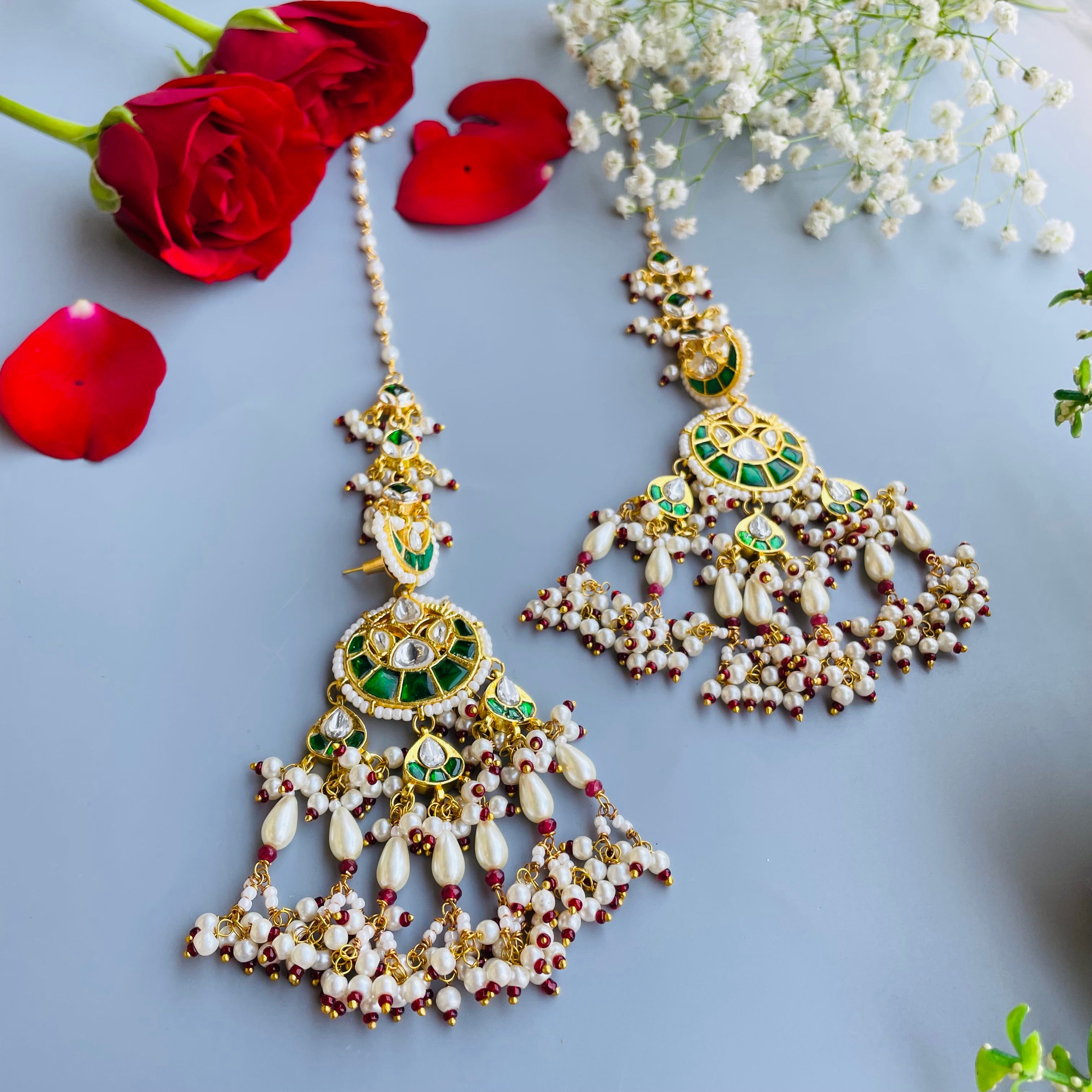 Nayaab ruhani Pearl Earrings