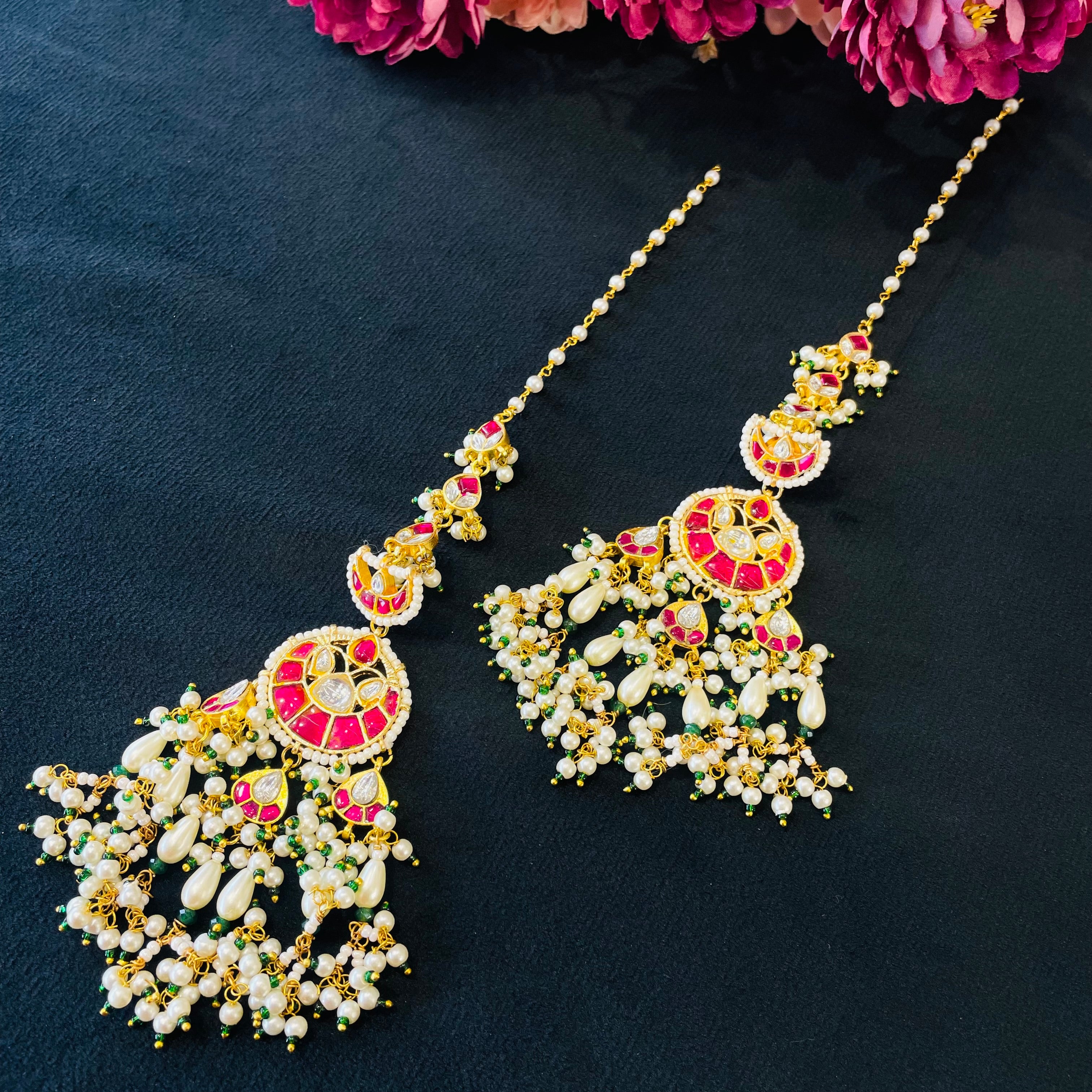 Nayaab ruhani Pearl Earrings