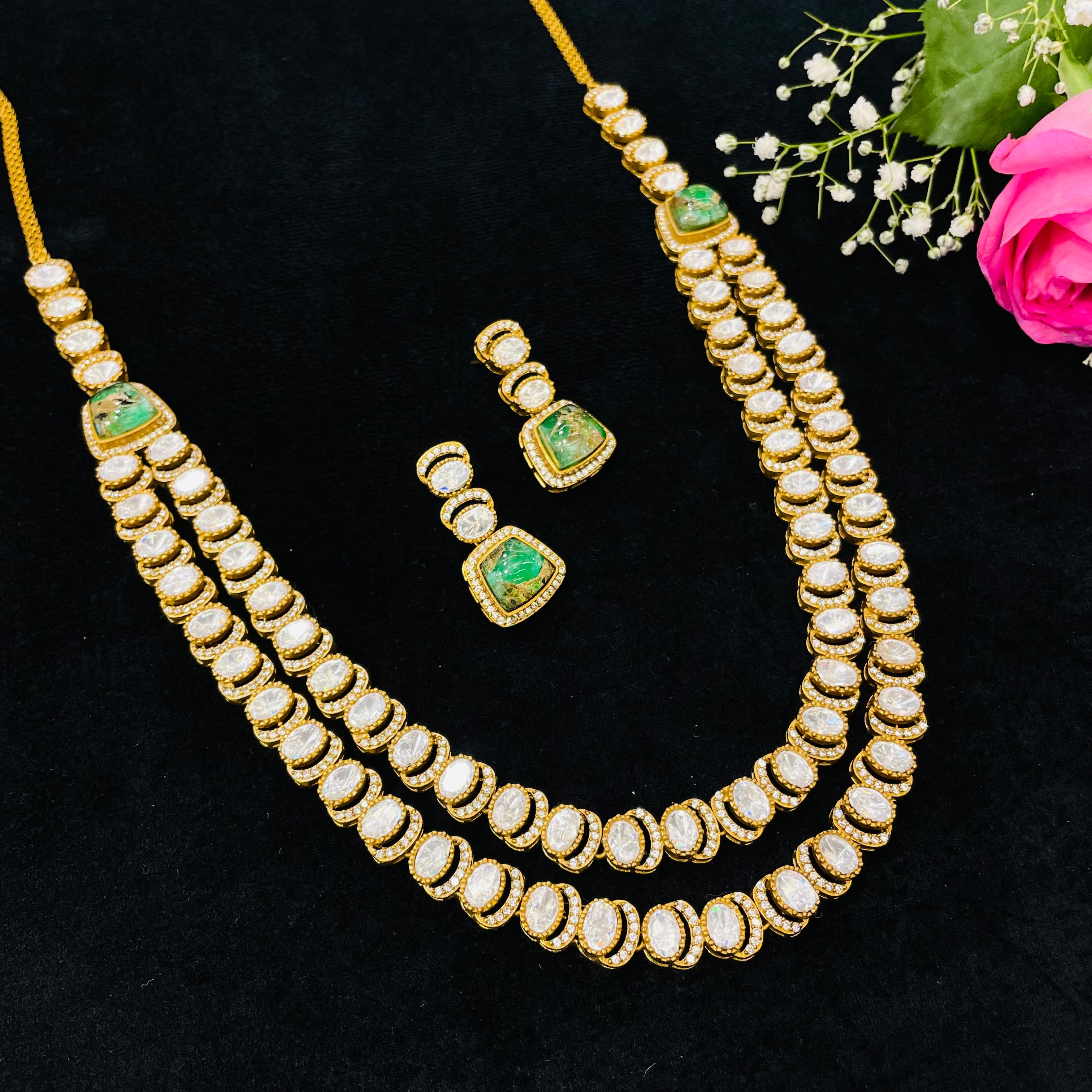 Nayaab Aarohi Polki neckpiece