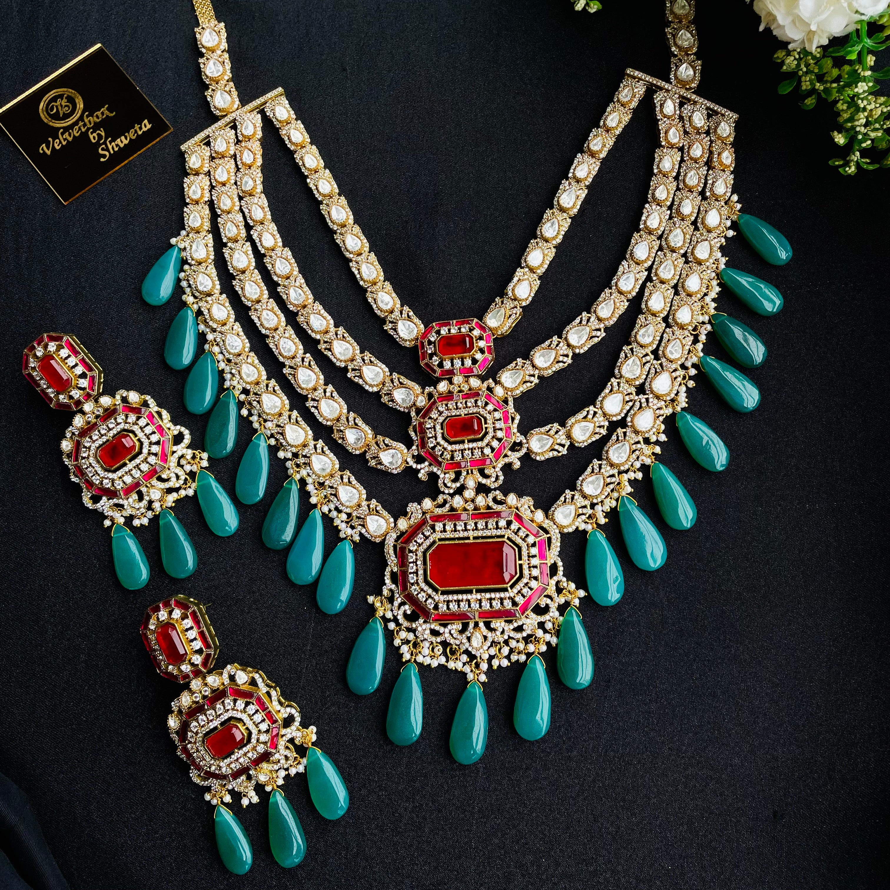 Nayaab Sneha Polki Neckpiece