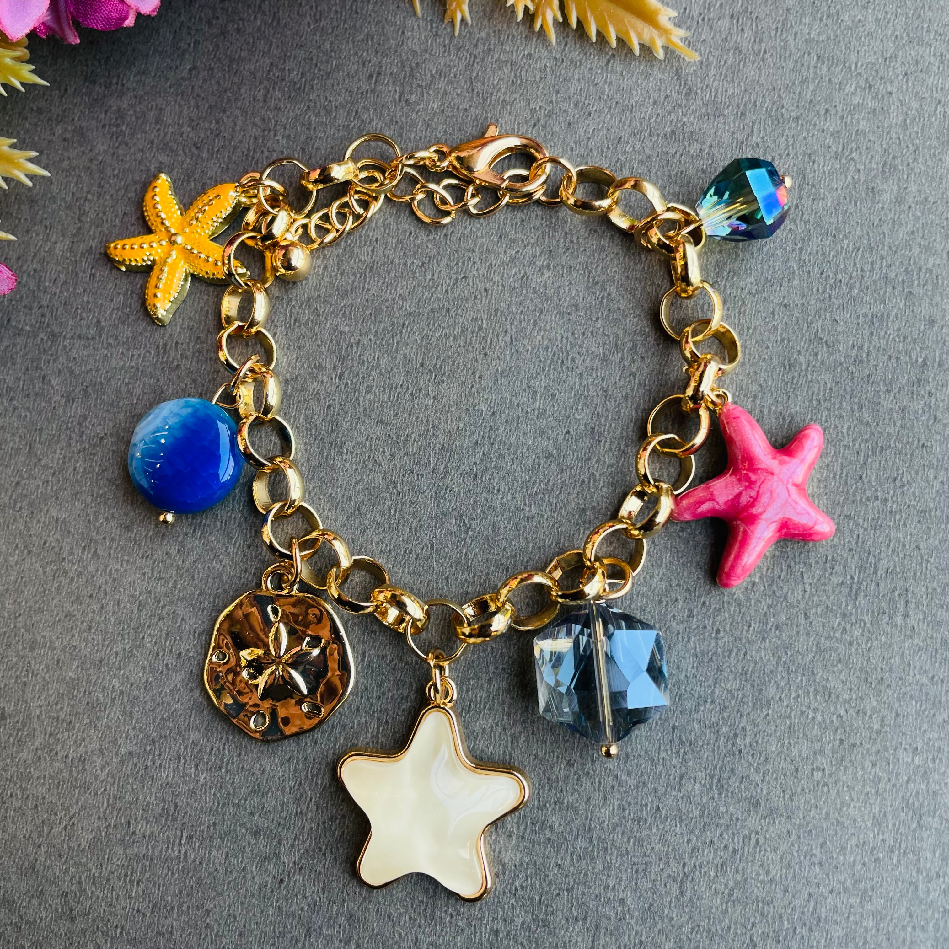 Layla Star Neckpiece With Bracelet Combo