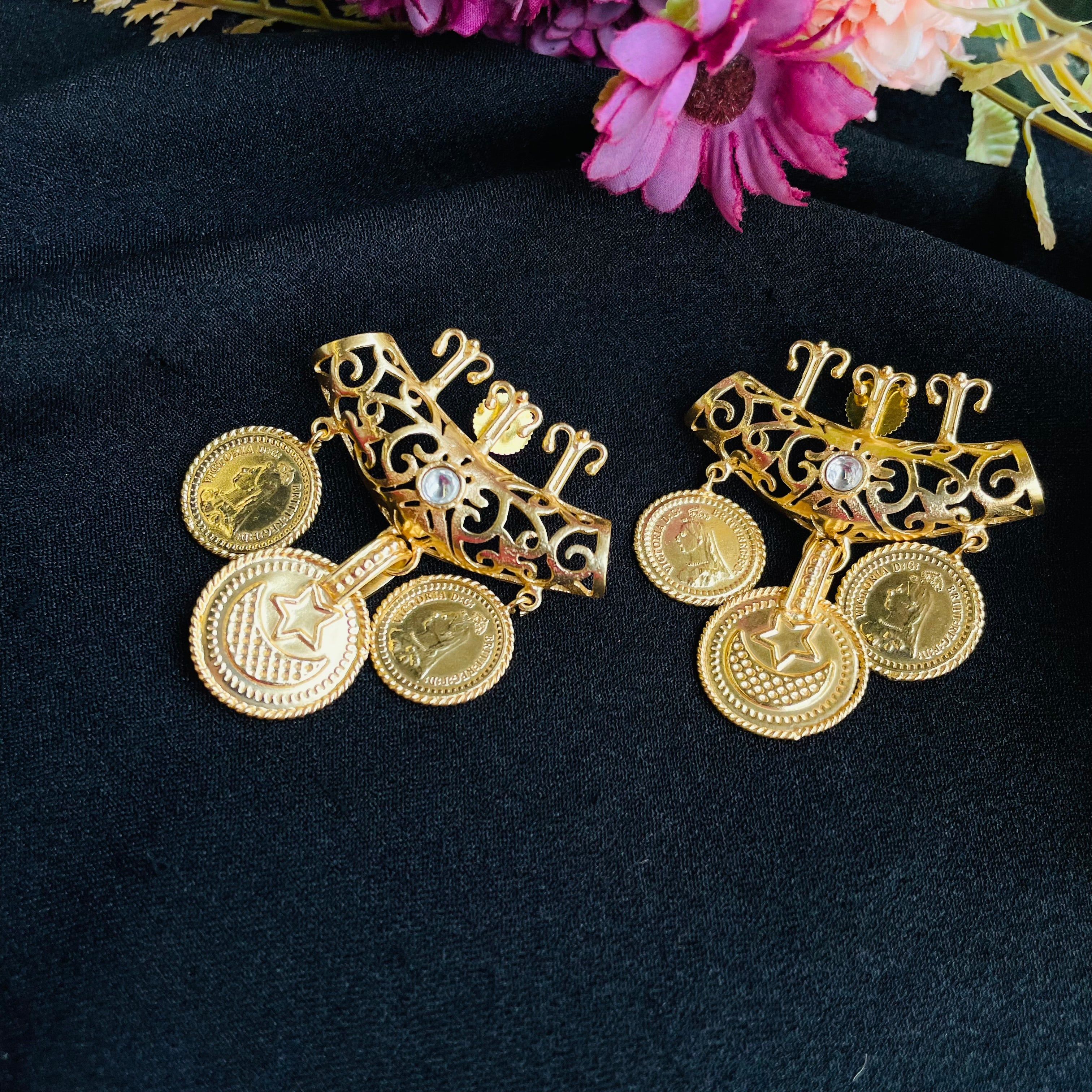 Layla fern earrings