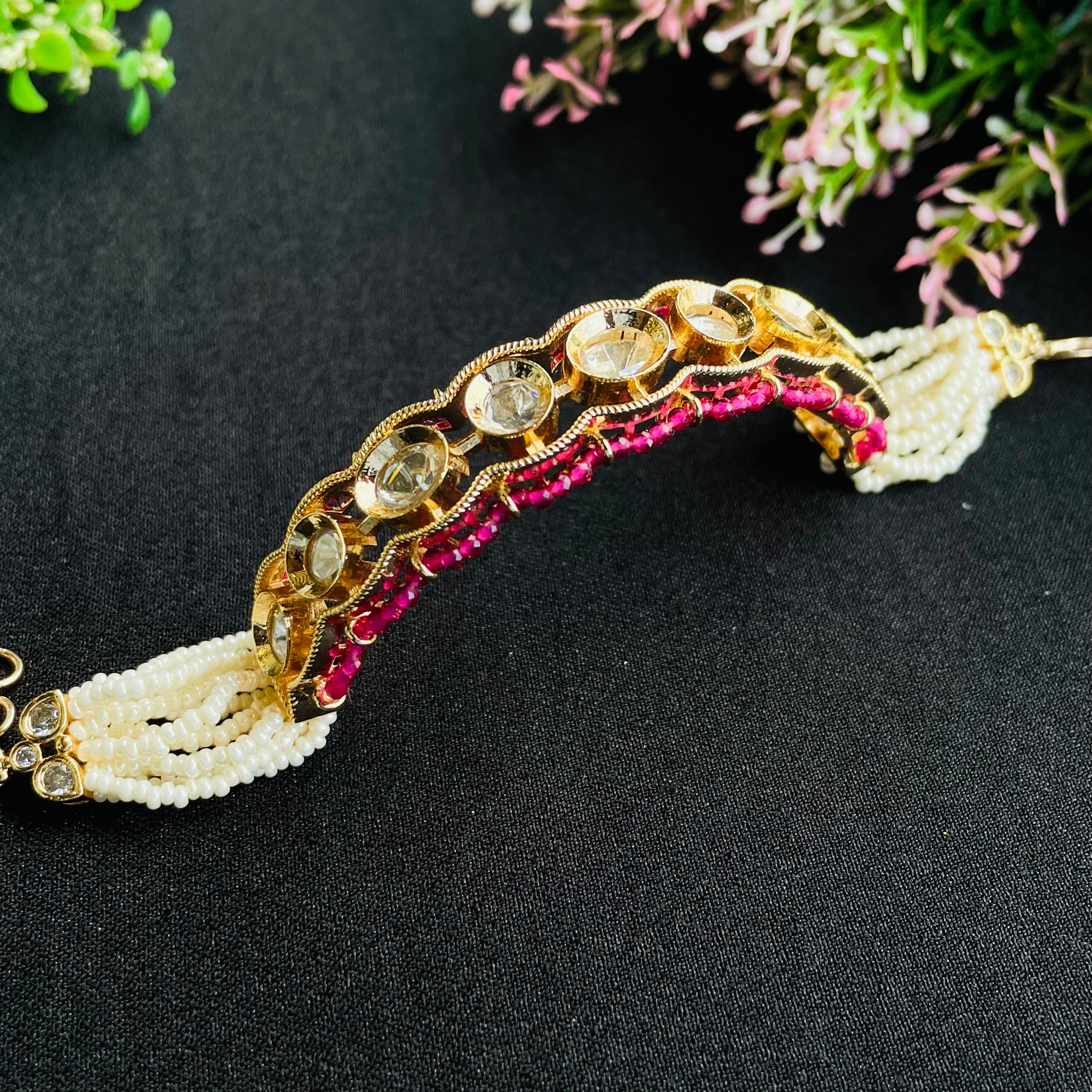 Nayaab Kashvi Polki Bracele