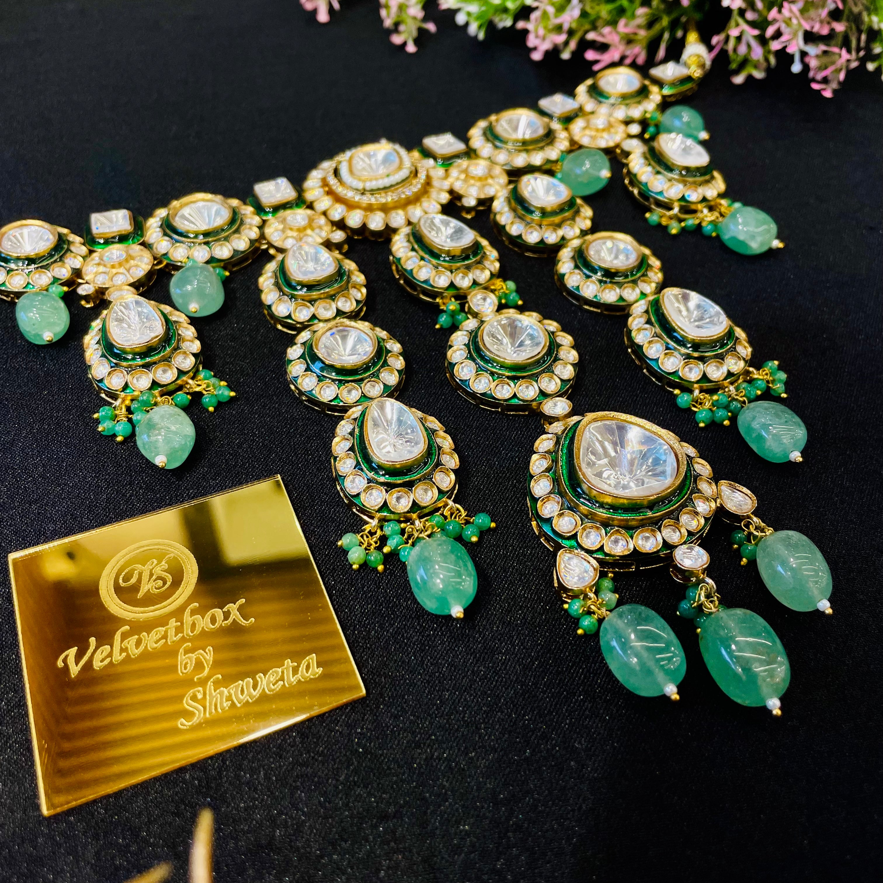 Nayaab Amayera Polki Neckpiece