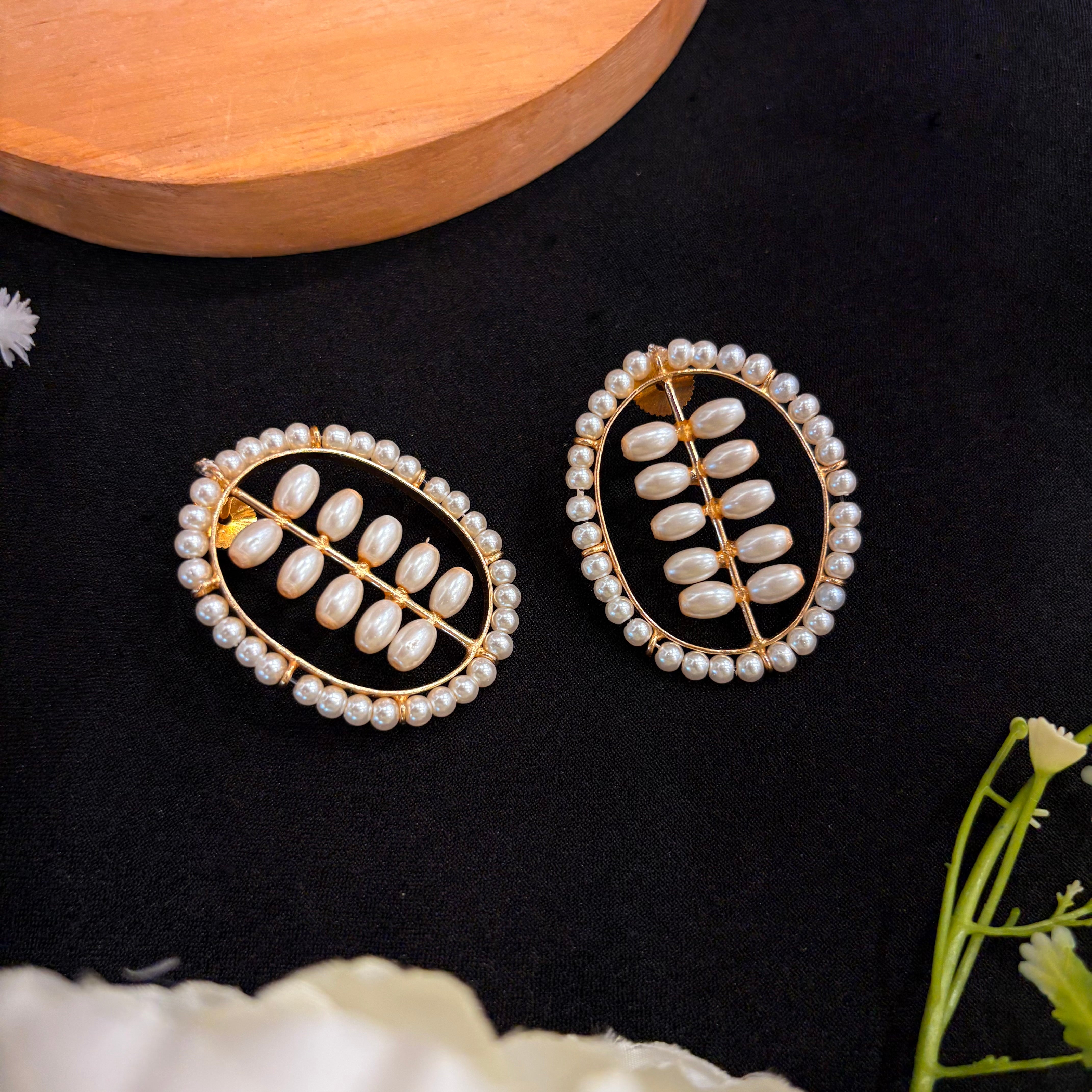 Aurelia Pearl Vine Earrings