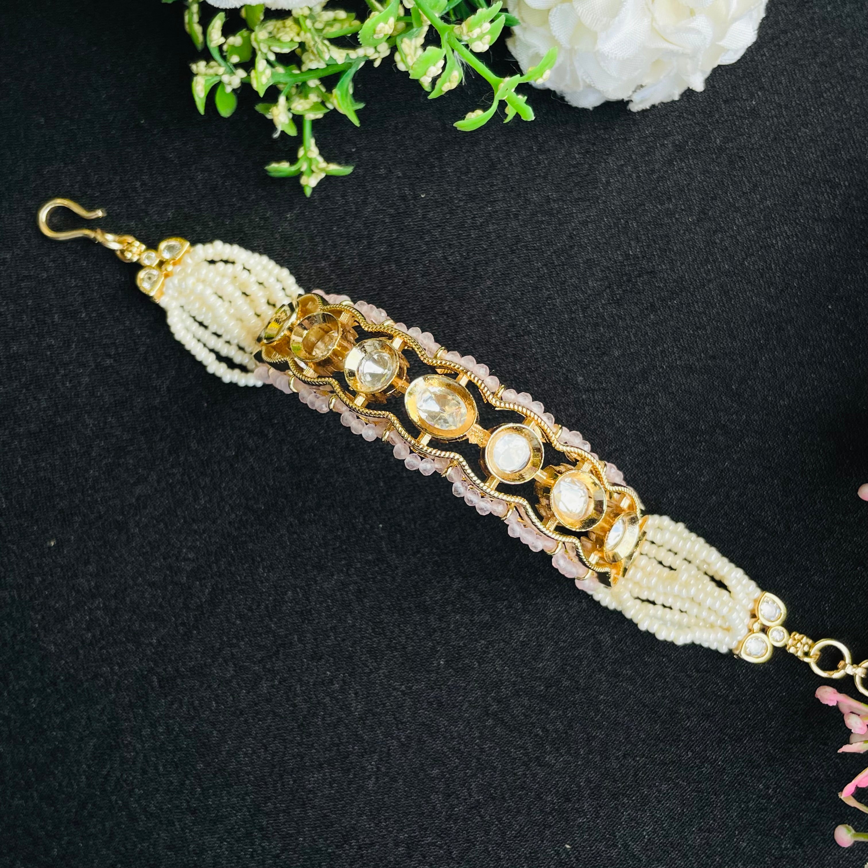 Nayaab Kashvi Polki Bracele