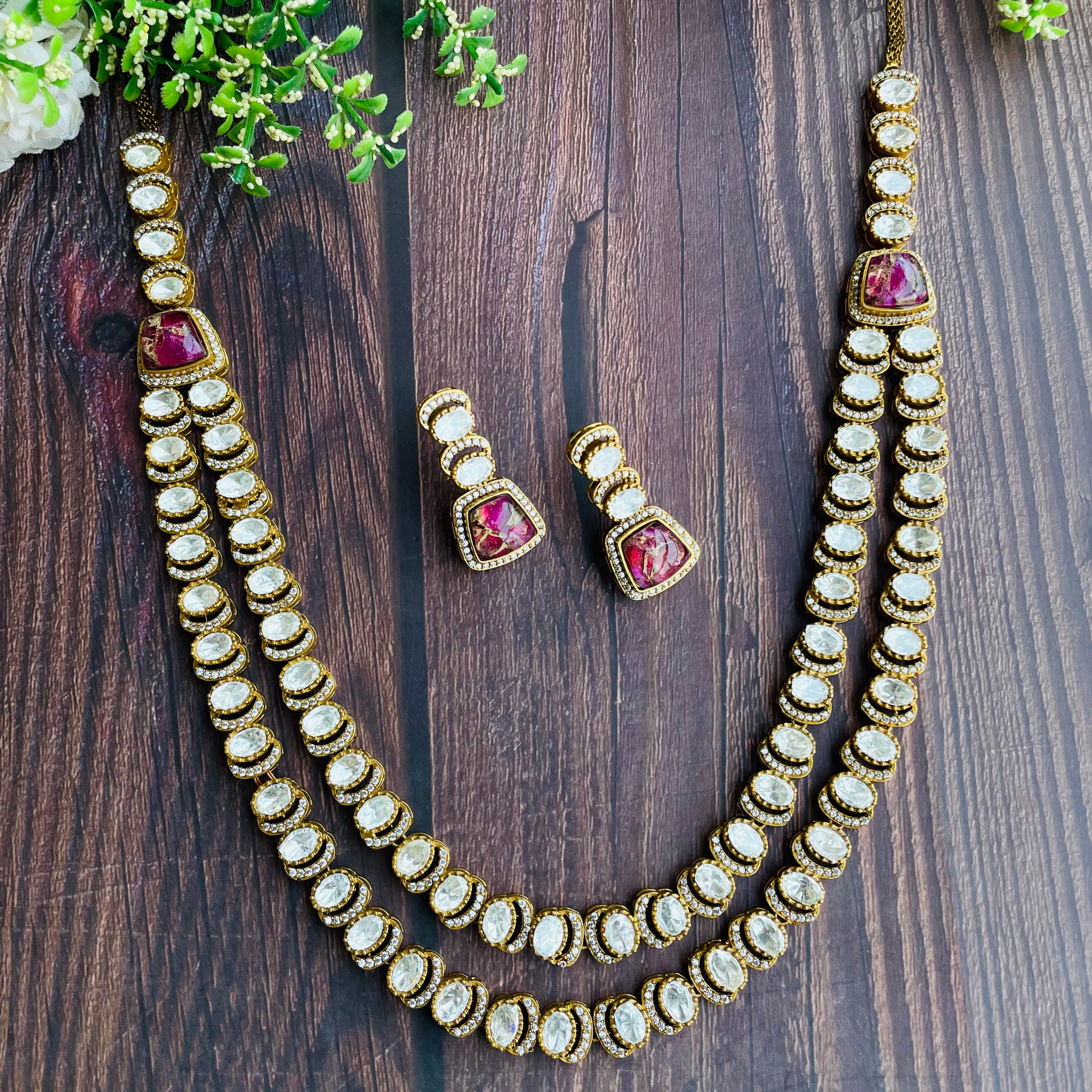 Nayaab Aarohi Polki neckpiece