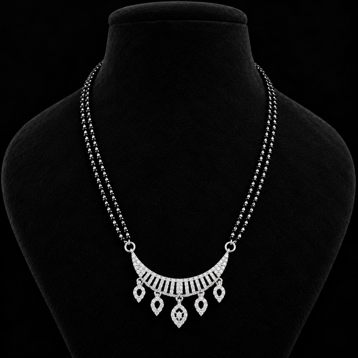 Arohi Silver Mangalsutra