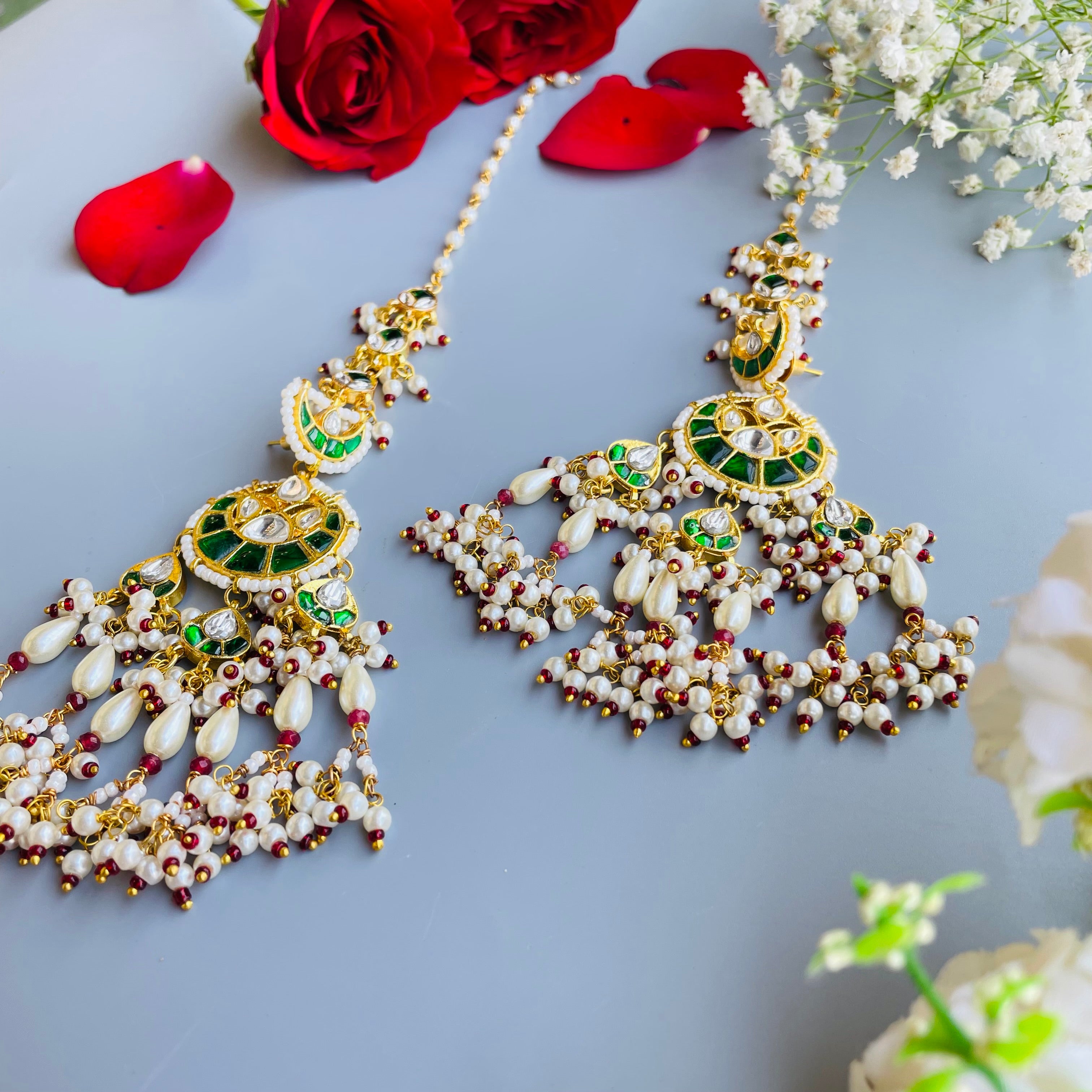 Nayaab ruhani Pearl Earrings