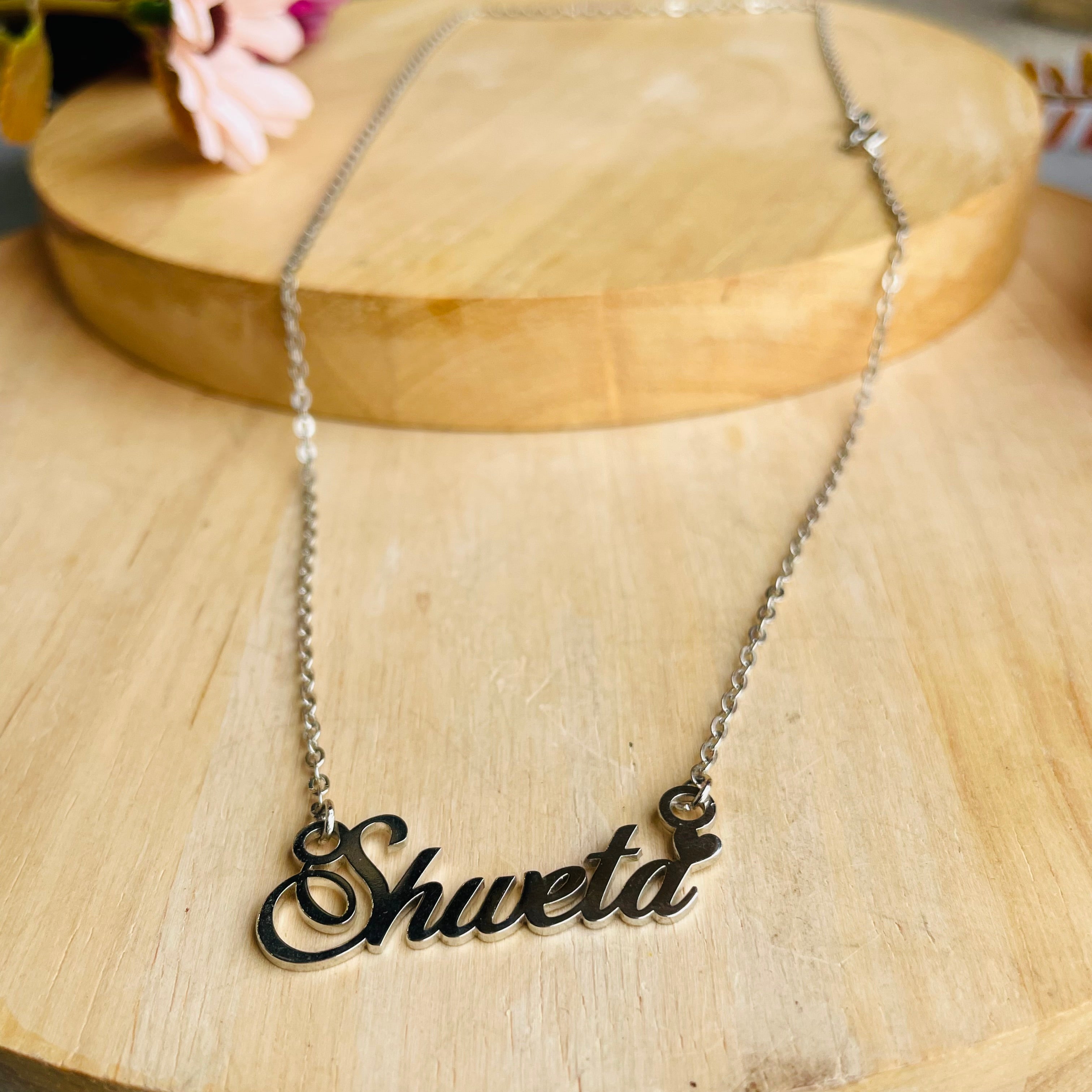 Vs sterling silver customise - name pendant