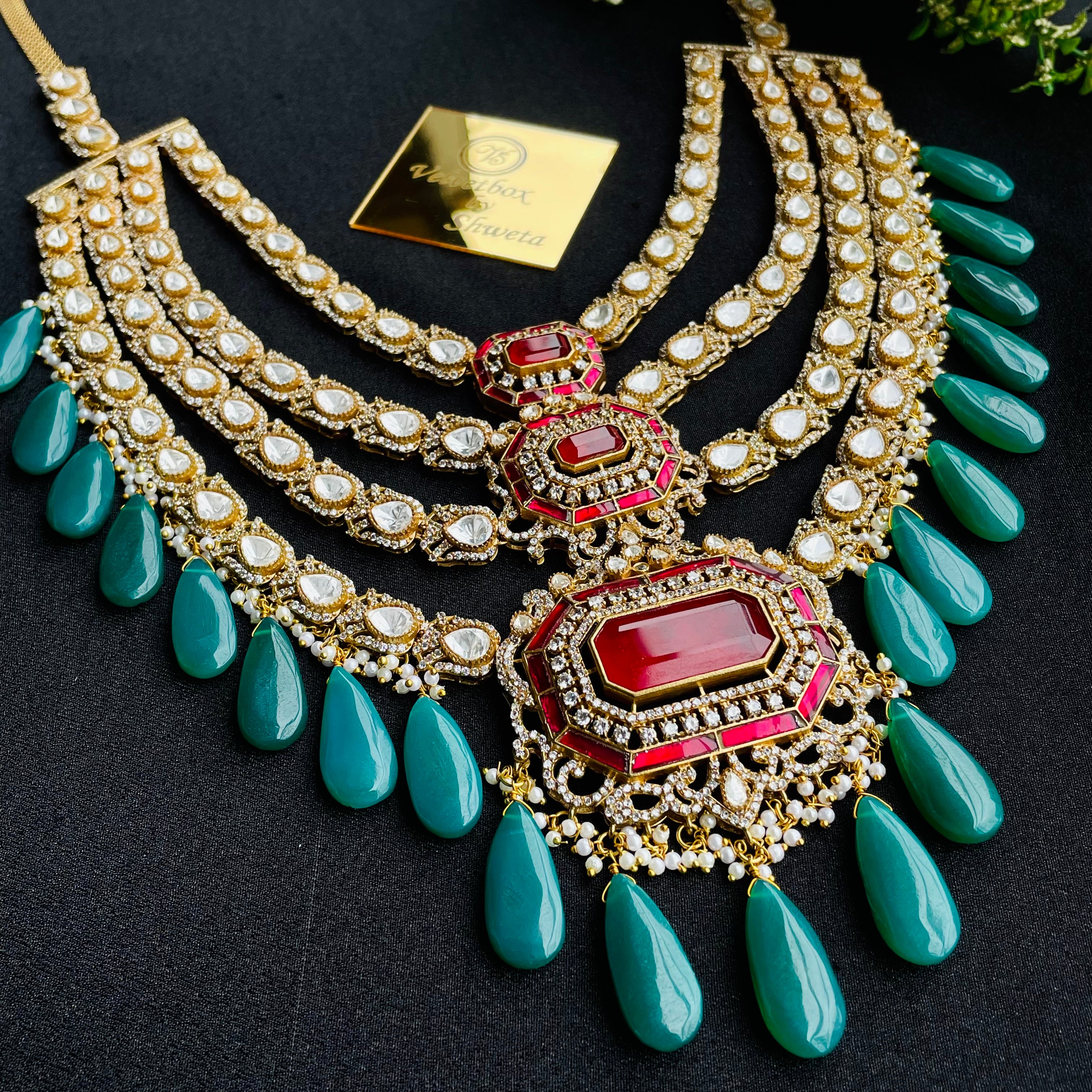 Nayaab Sneha Polki Neckpiece