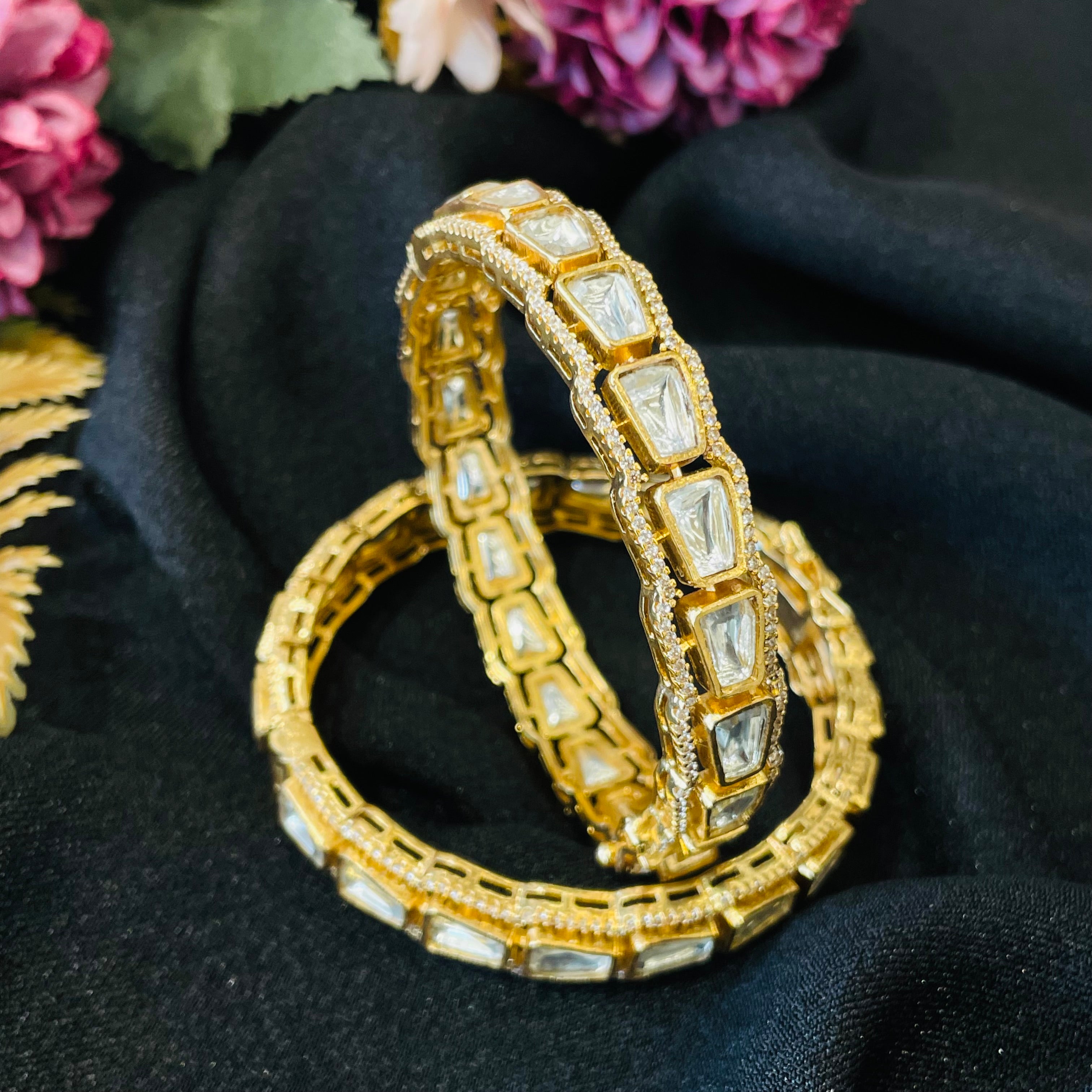 Nayaab Mahi Polki Bangles