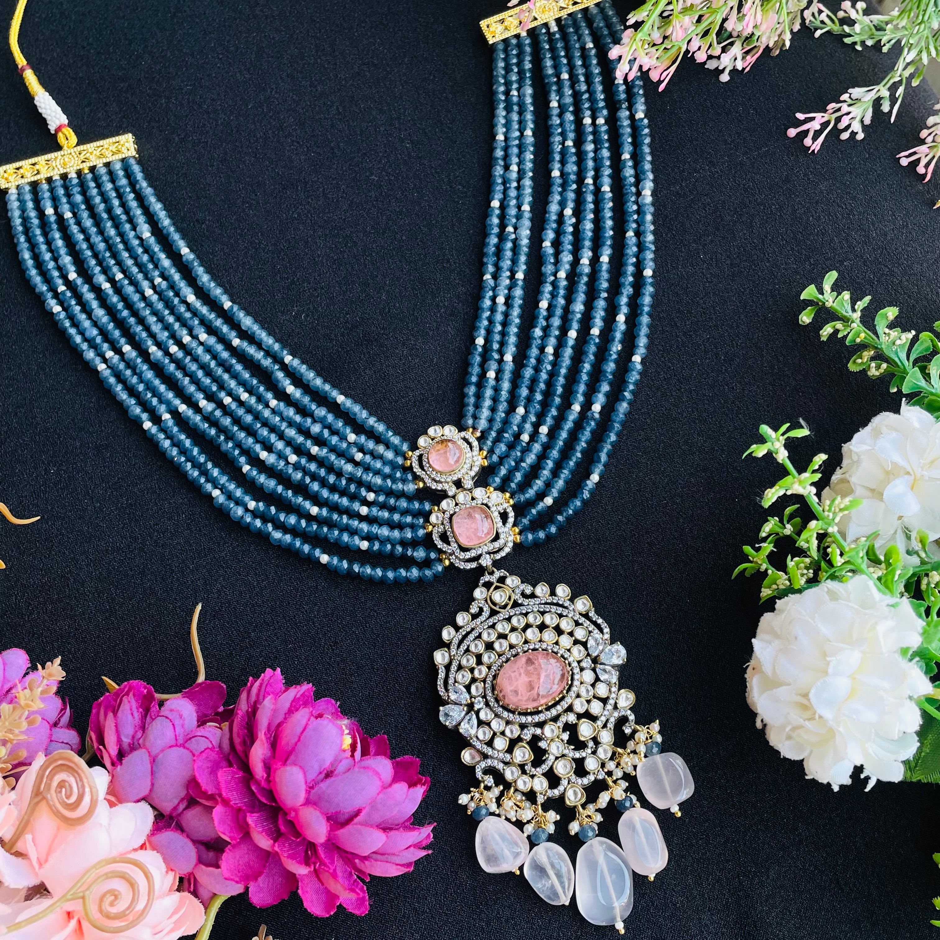 nayaab adya Polki neckpiece