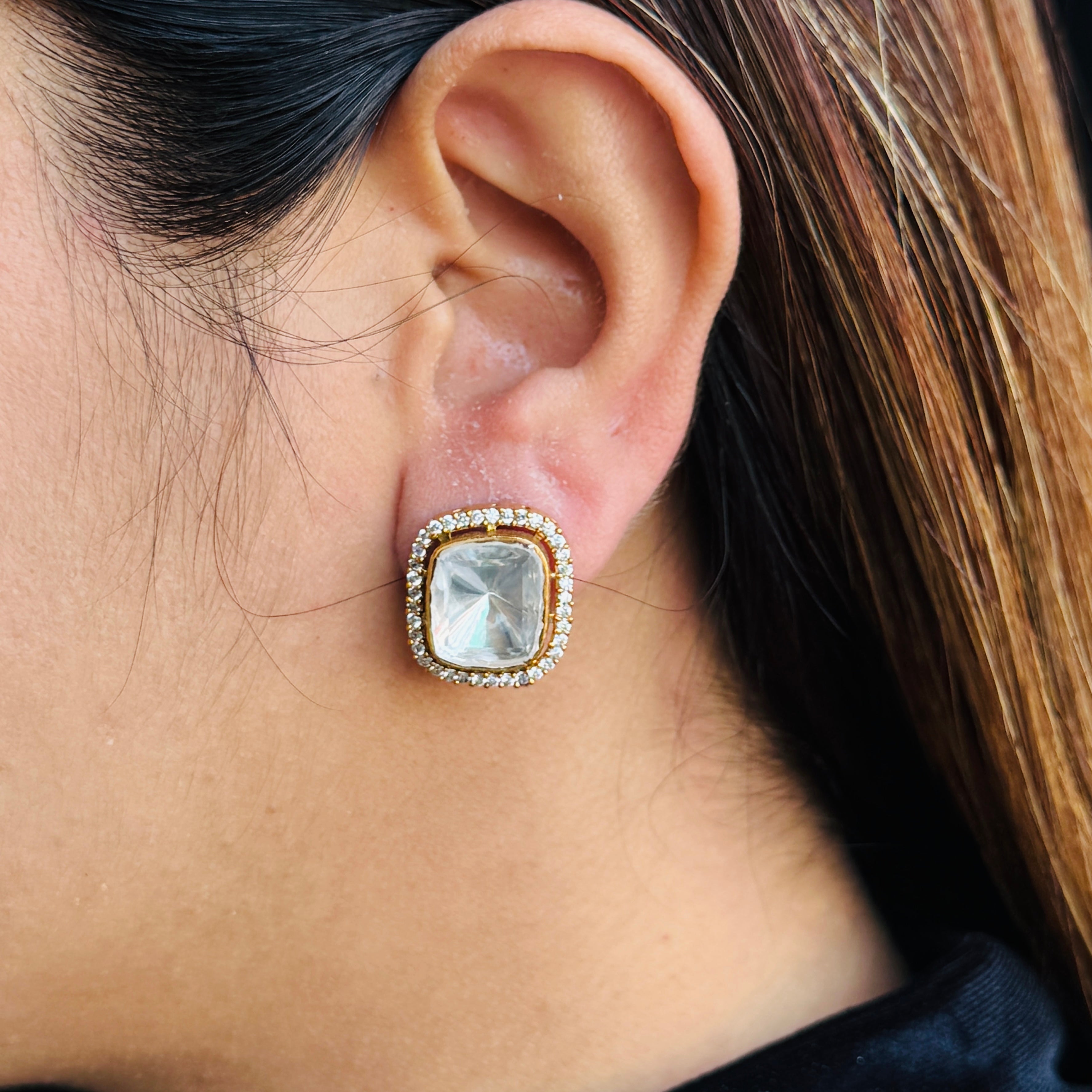 Nayaab Polki mahira studs