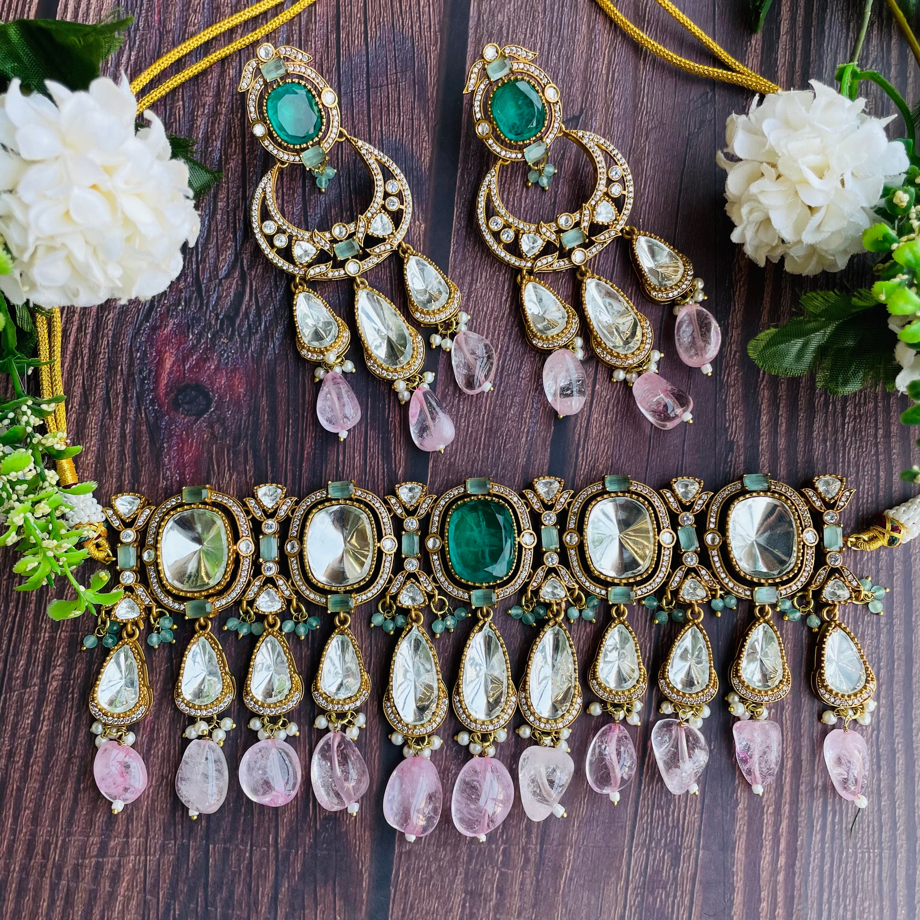 Nayaab Saloni polki choker- Pre booking