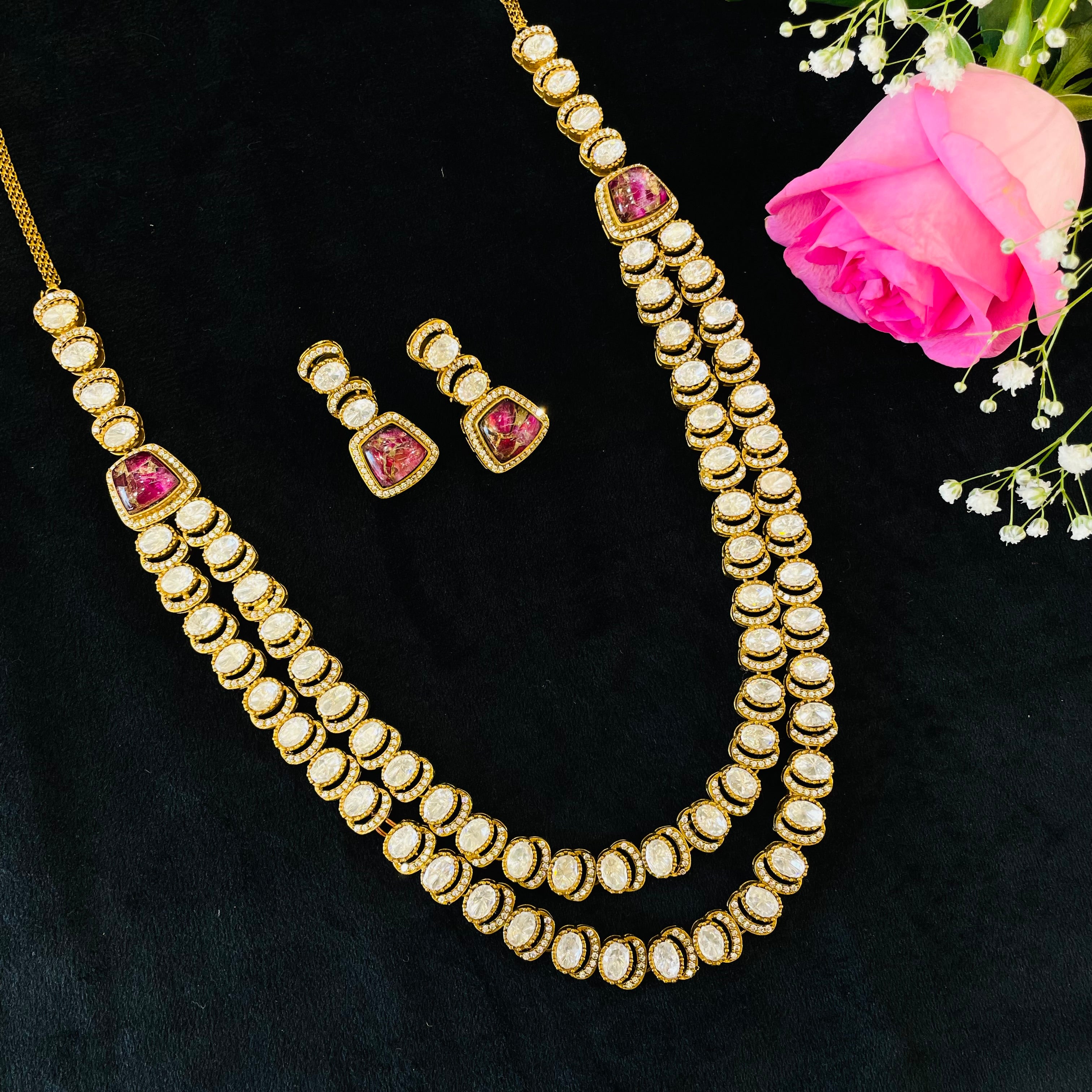 Nayaab Aarohi Polki neckpiece