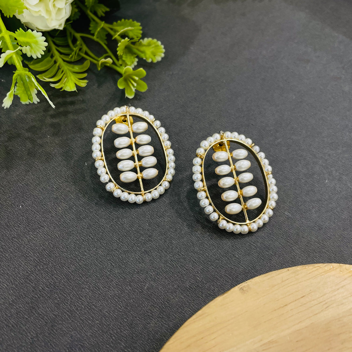 Aurelia Pearl Vine Earrings