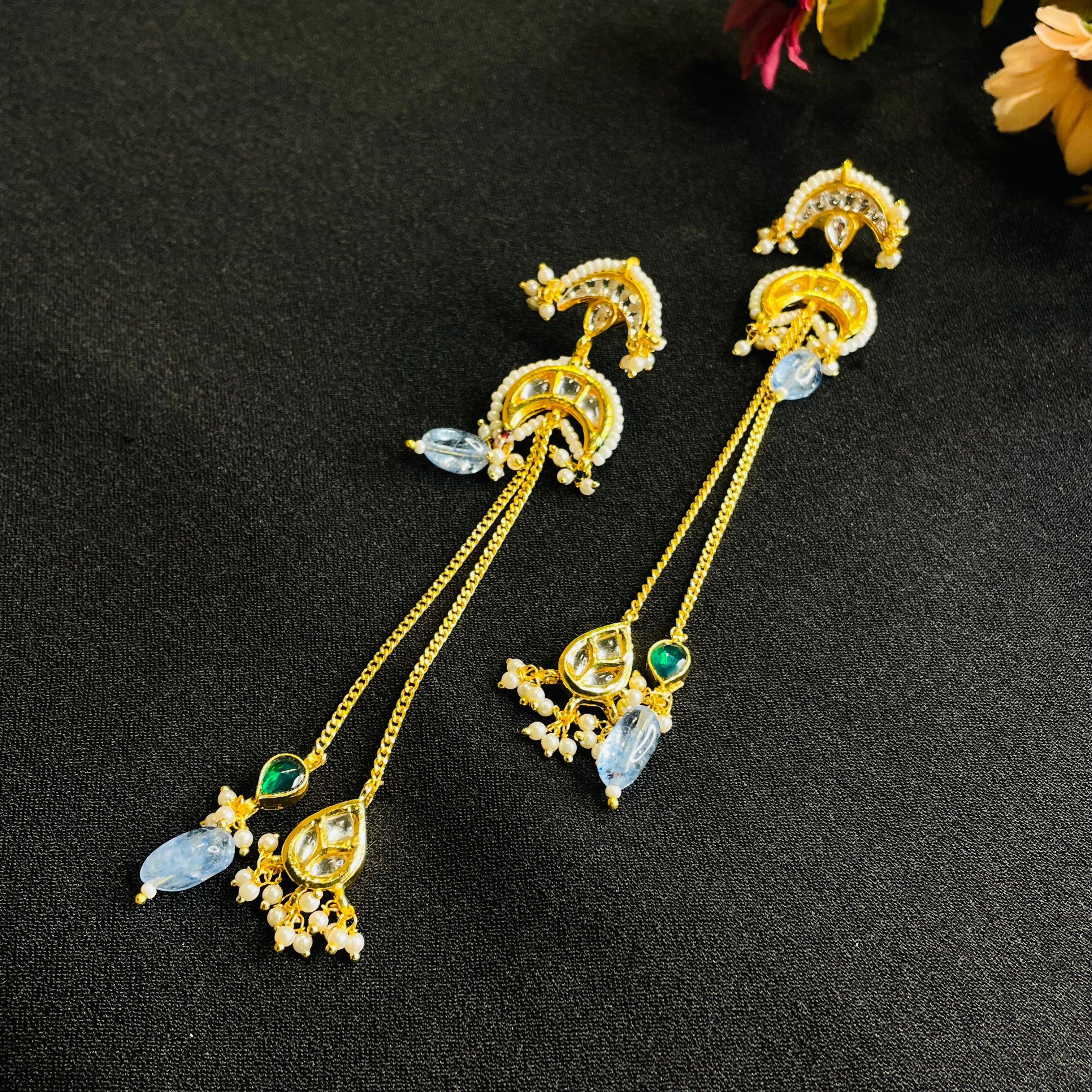 Nayaab Alisha Polki Earrings