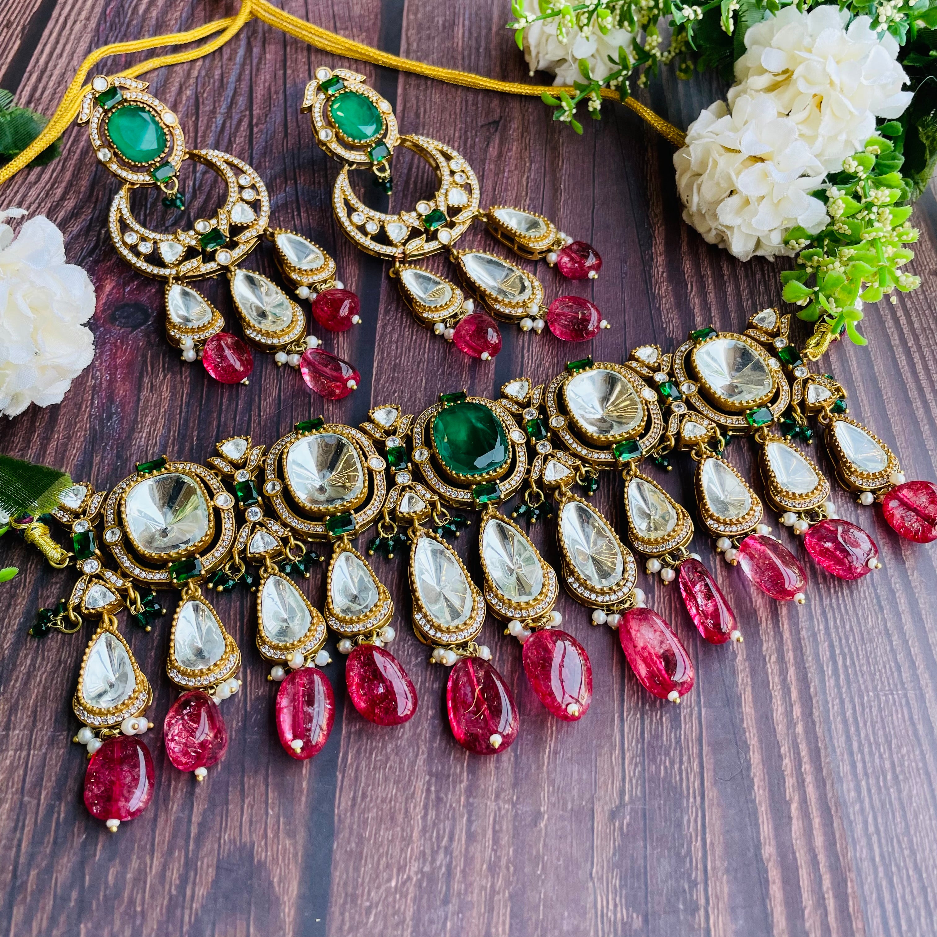 Nayaab Saloni polki choker- Pre booking