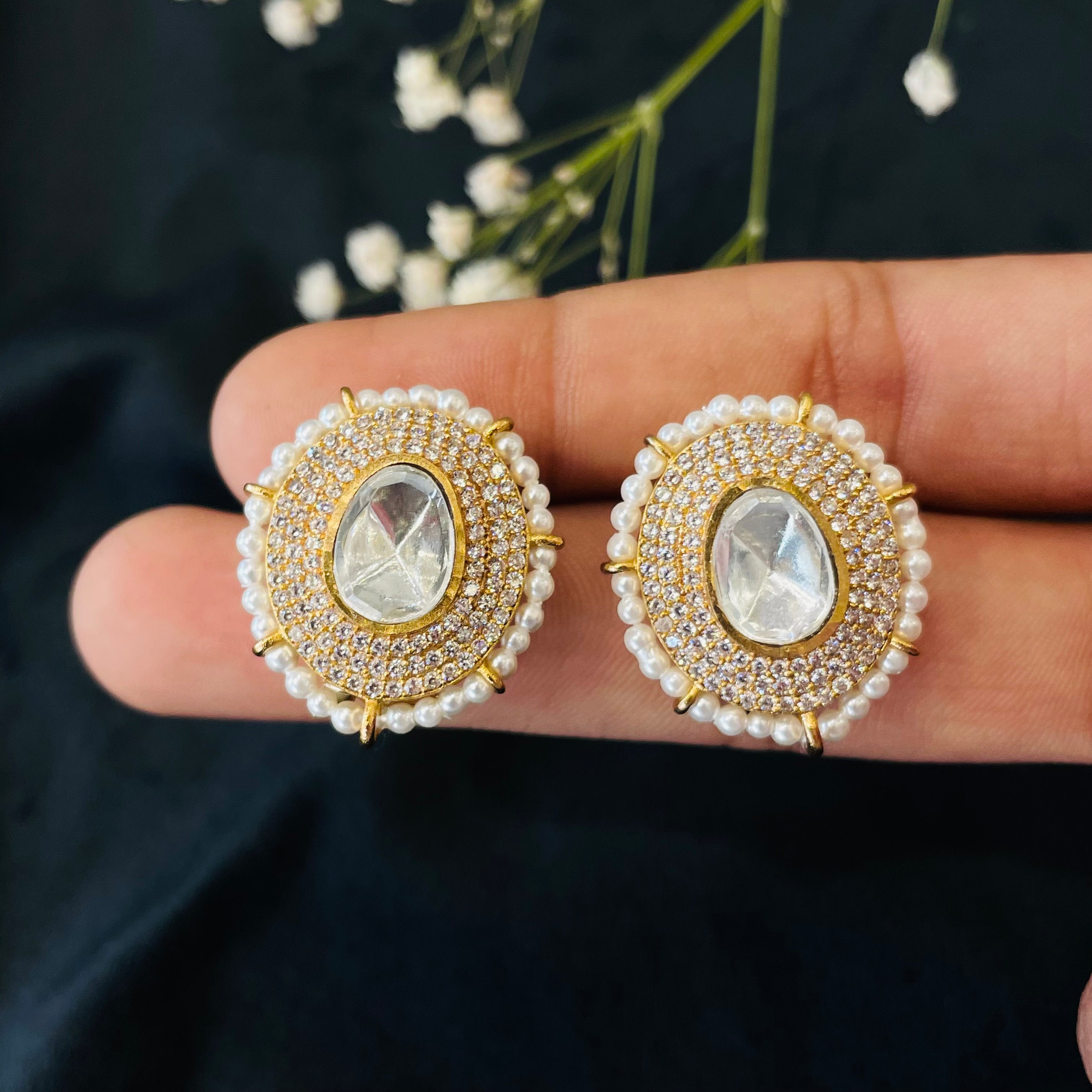 Nayaab Muhu Polki studs