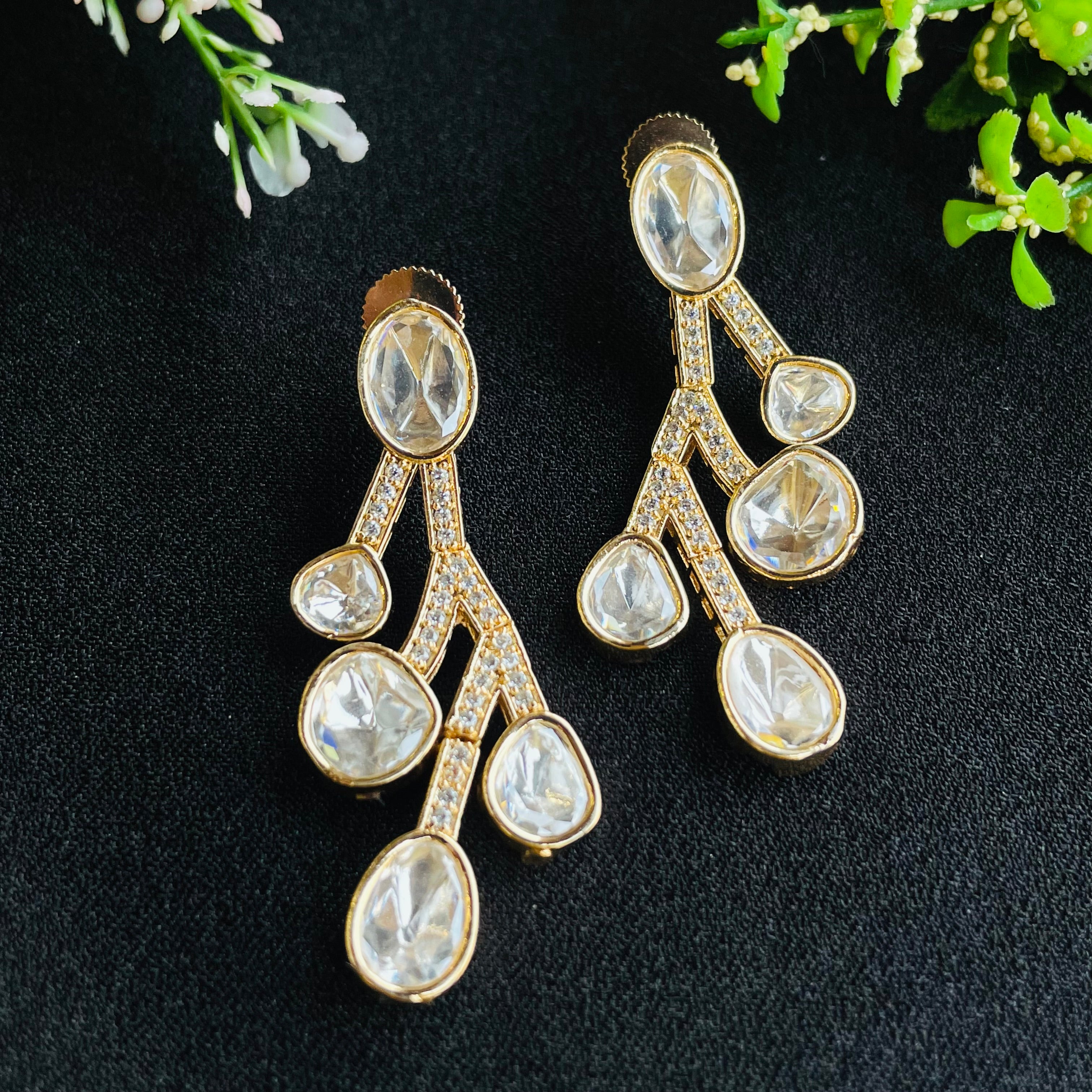 Nayaab Meher Polki Earrings