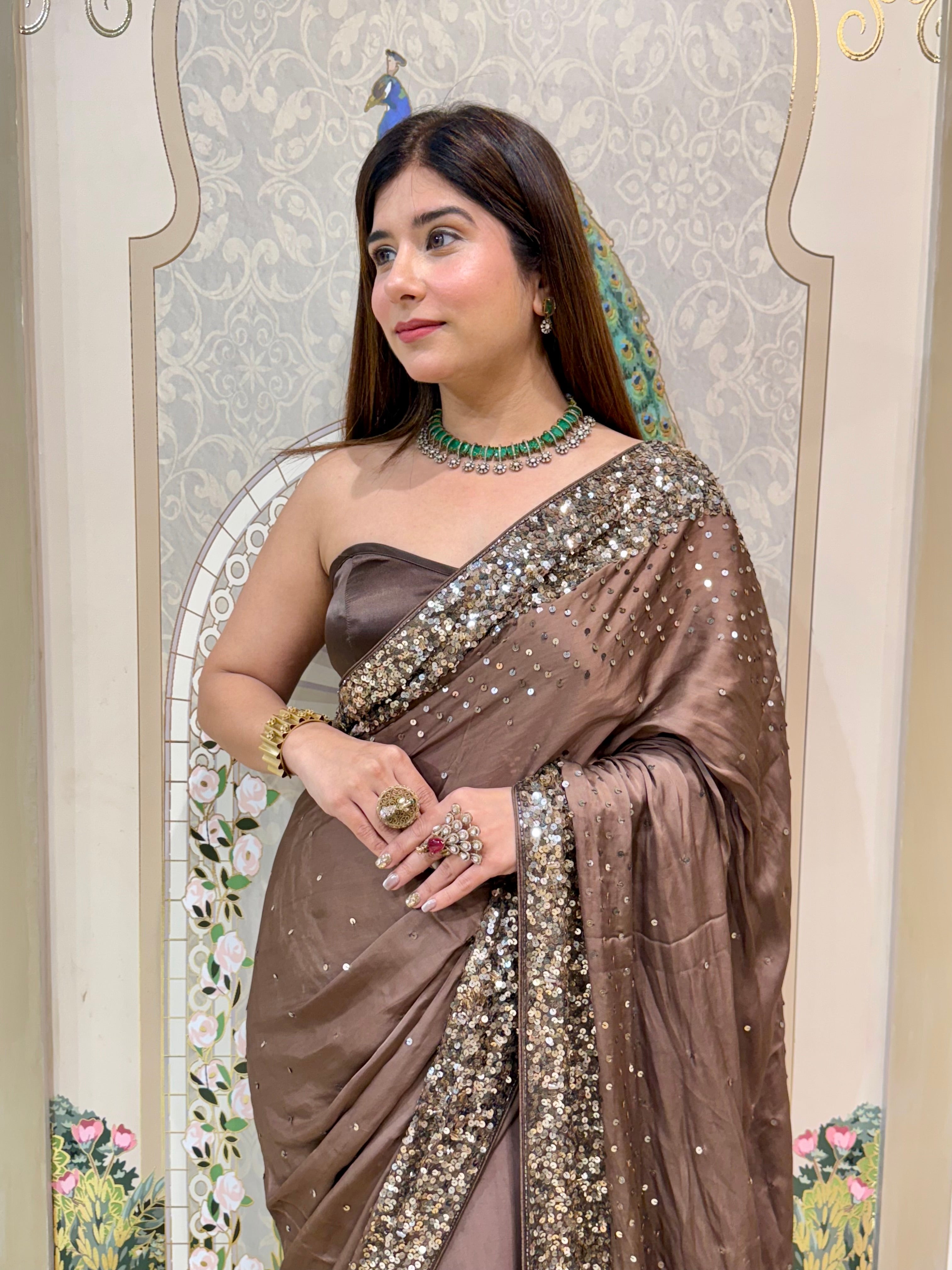 Brown Sugar Saree