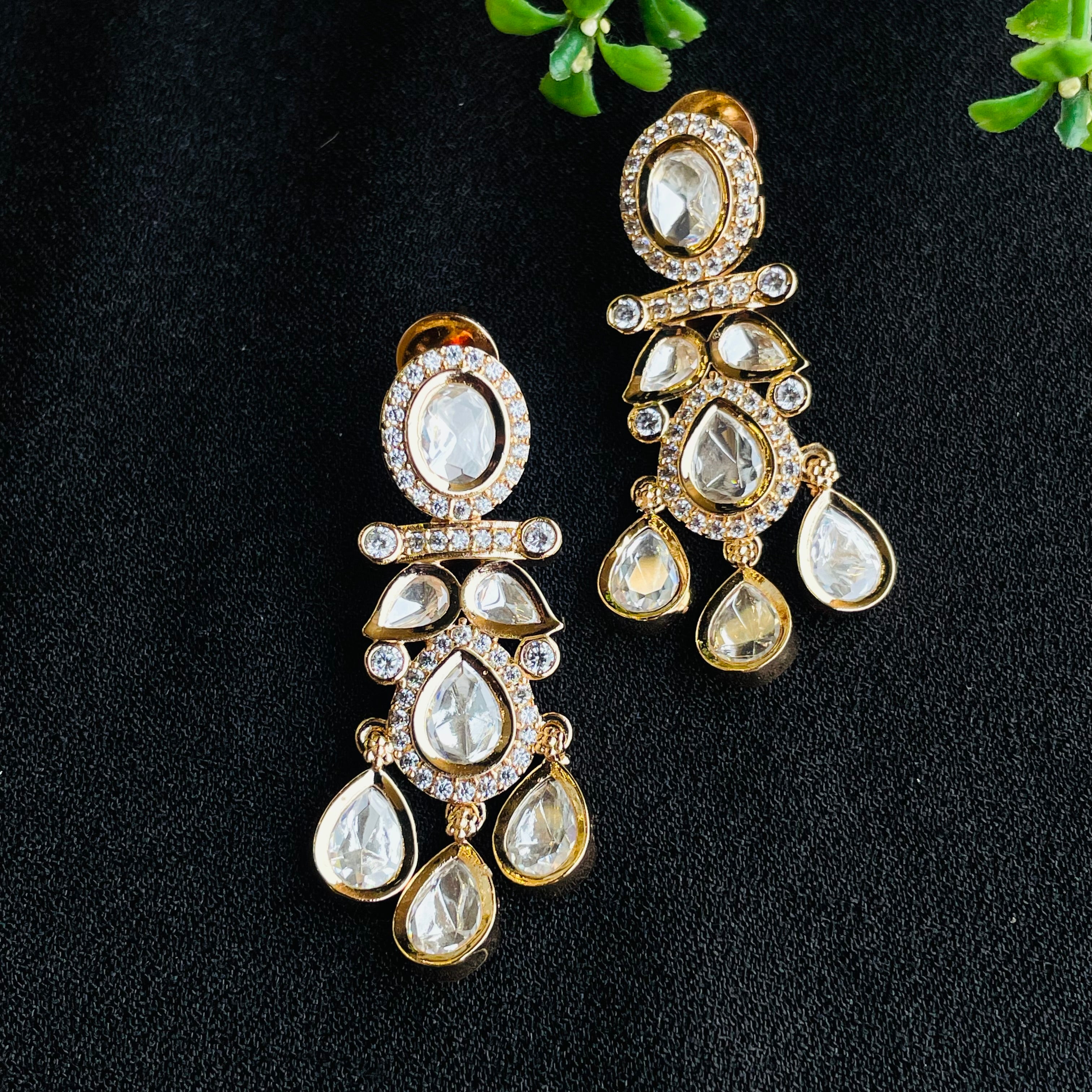 Nayaab Priya Polki Earrings