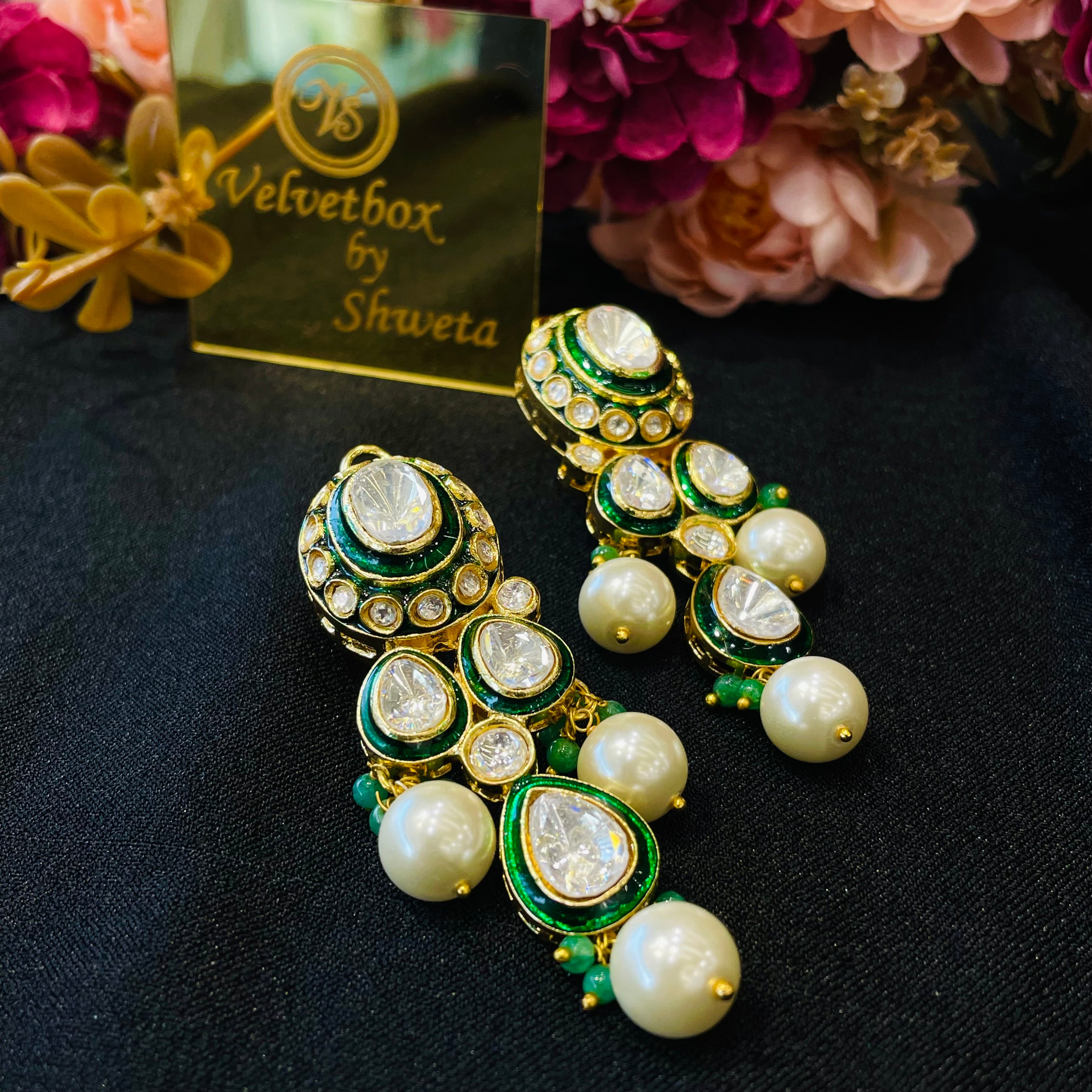 Nayaab Kiara Polki Neckpiece