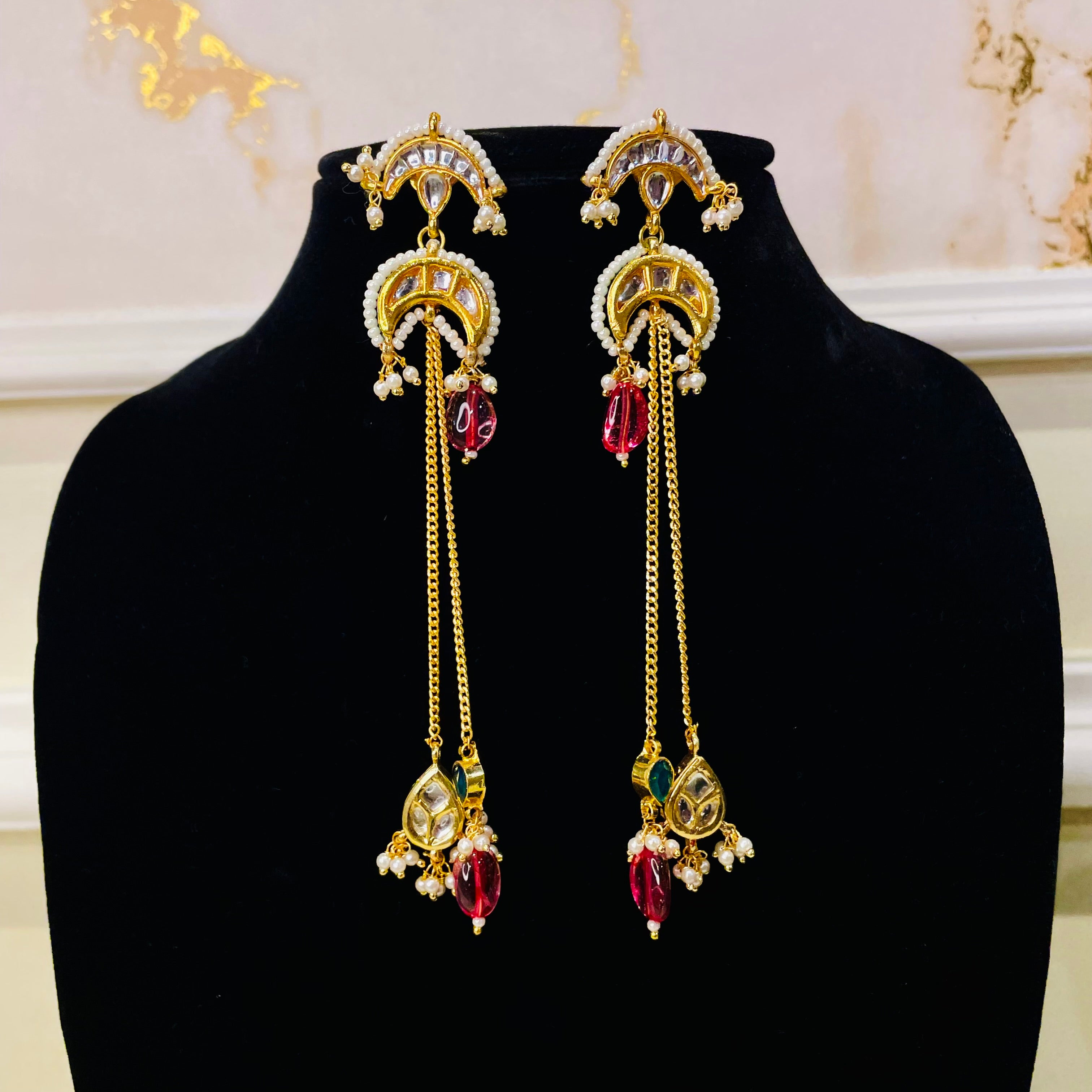 Nayaab Alisha Polki Earrings