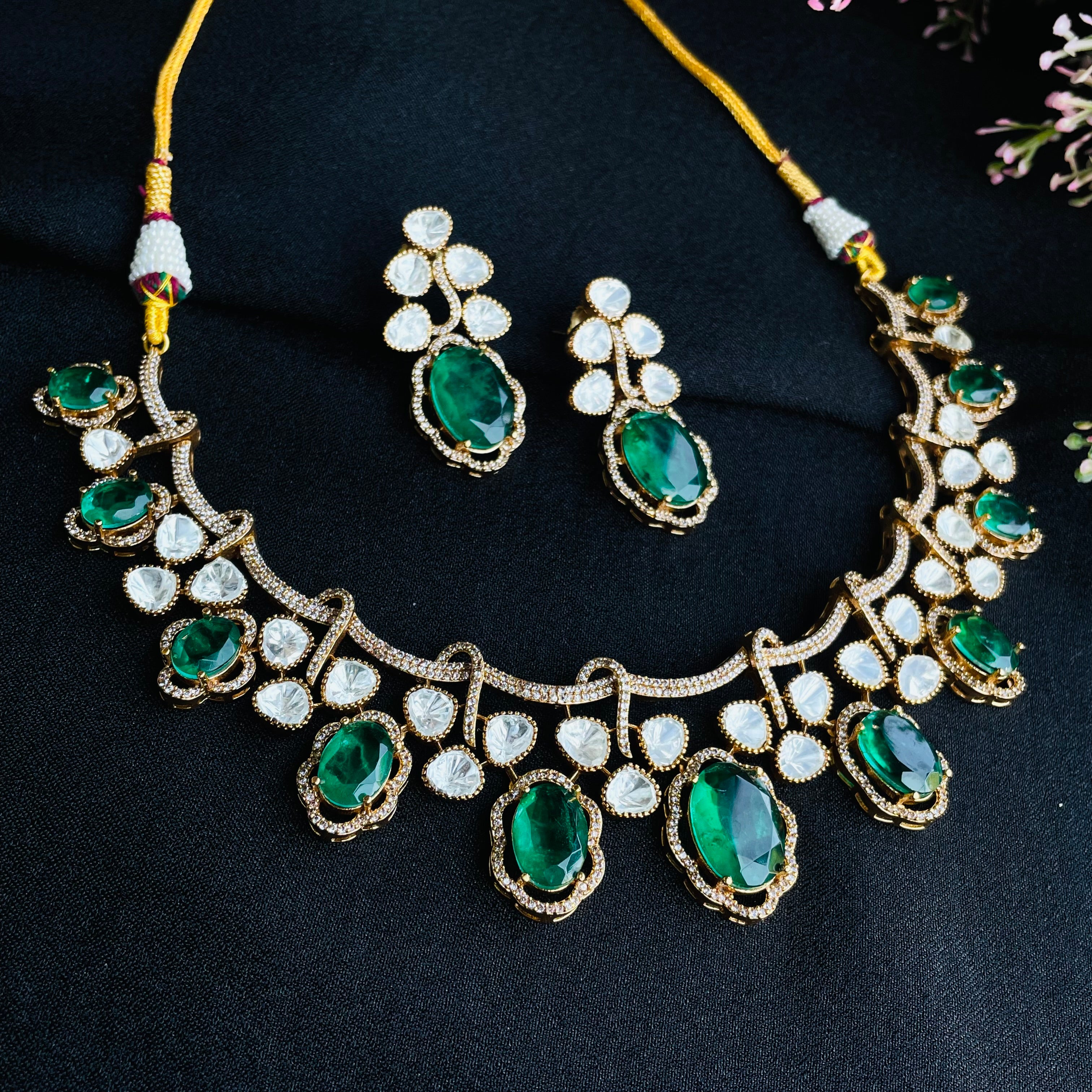 Nayaab Roohi  Polki Neckpiece