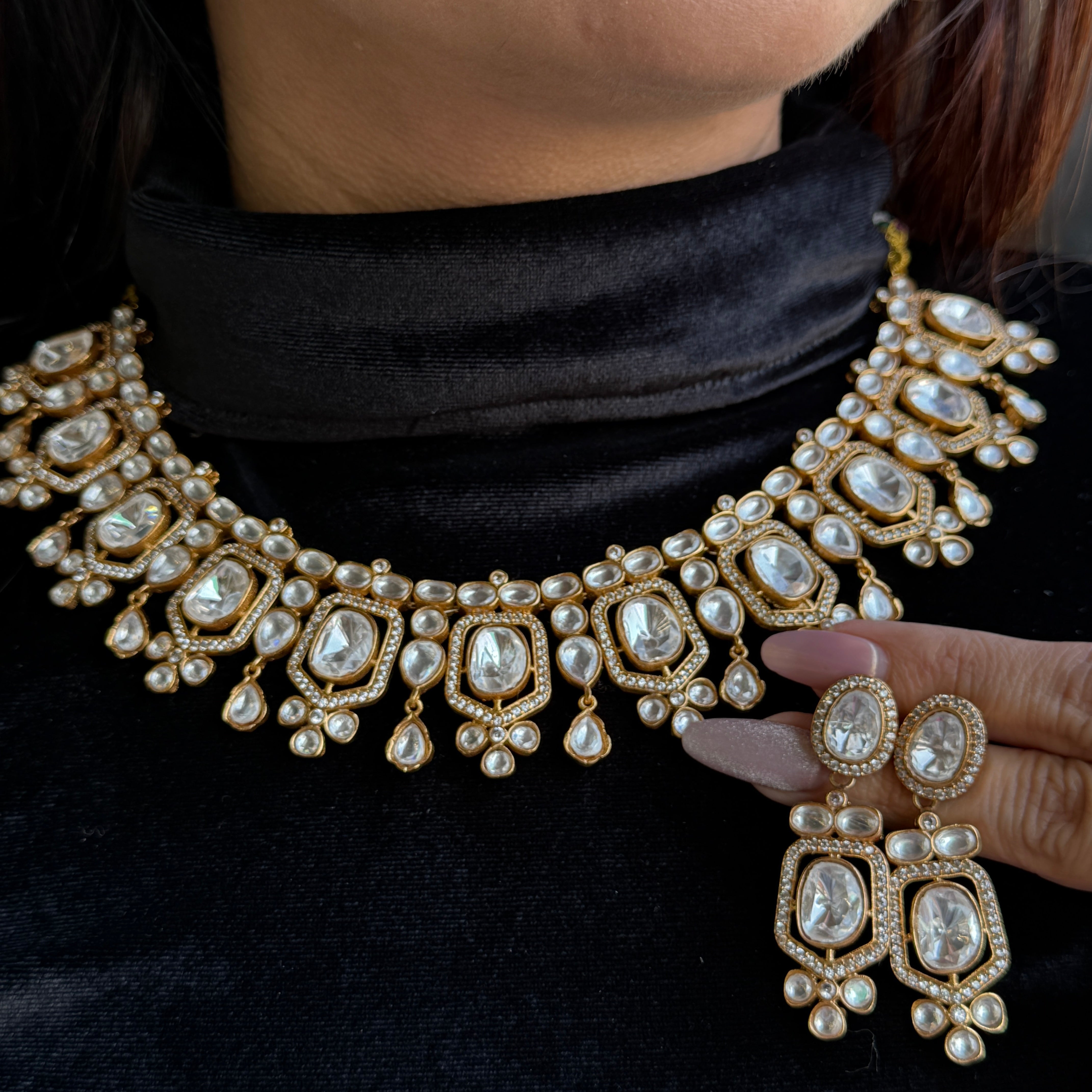 Nayaab Rani Polki Neckpiece