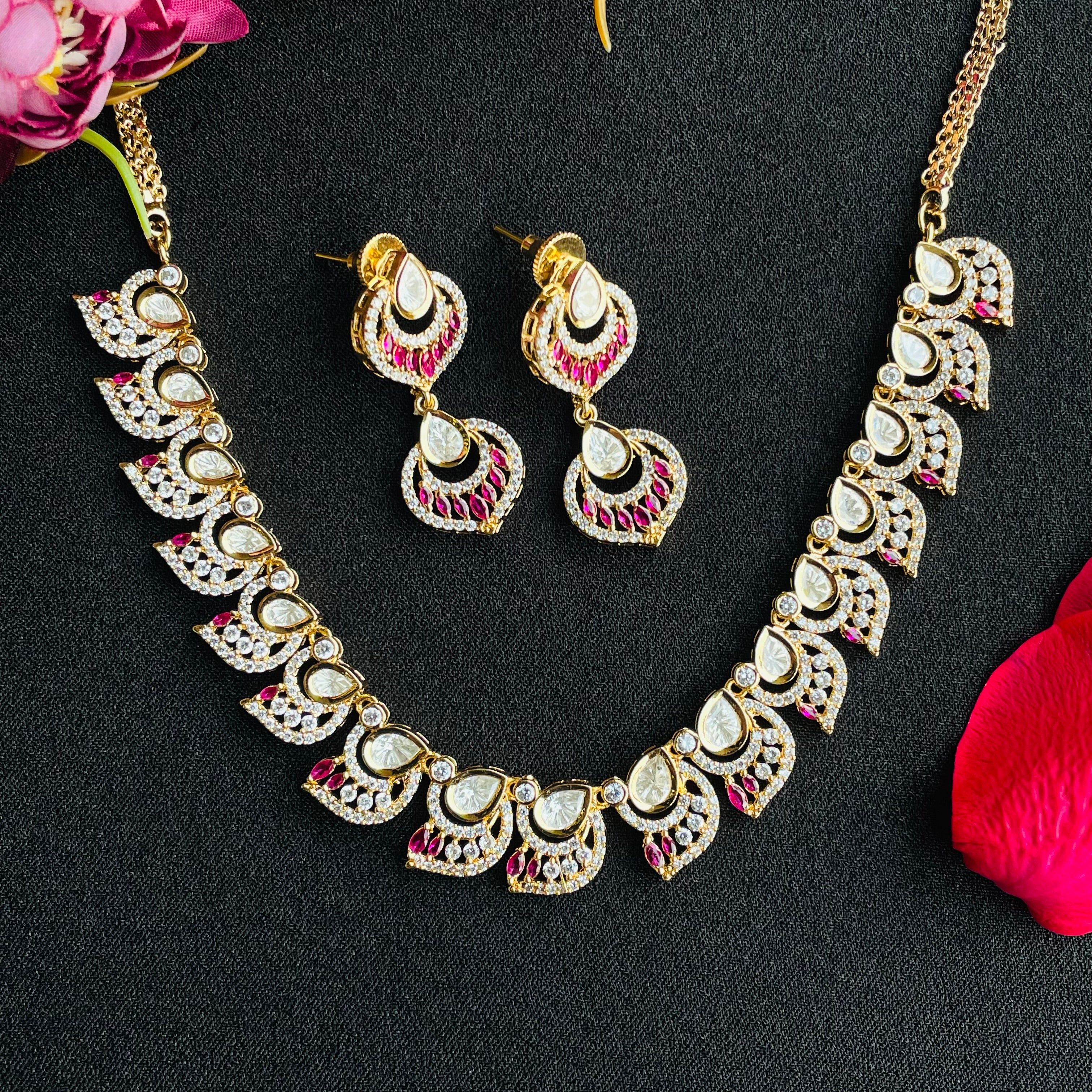 Nayaab tanvi polki neckpiece