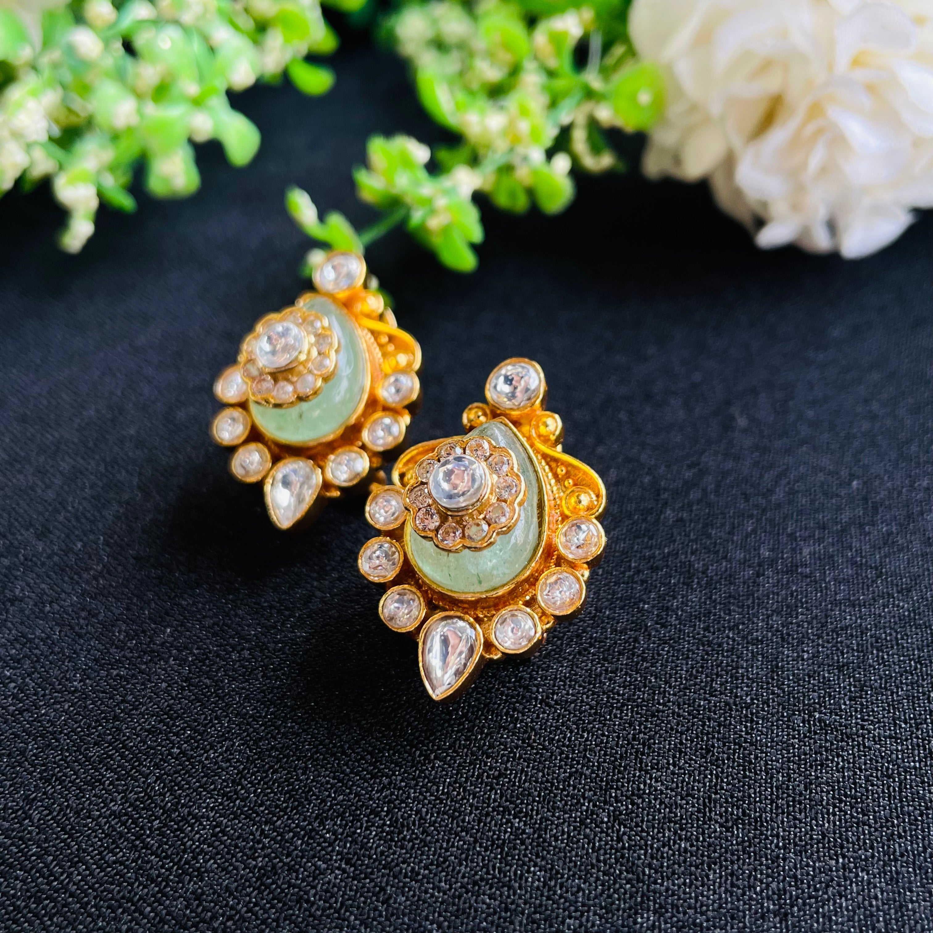 Nayaab Myra Polki Studs
