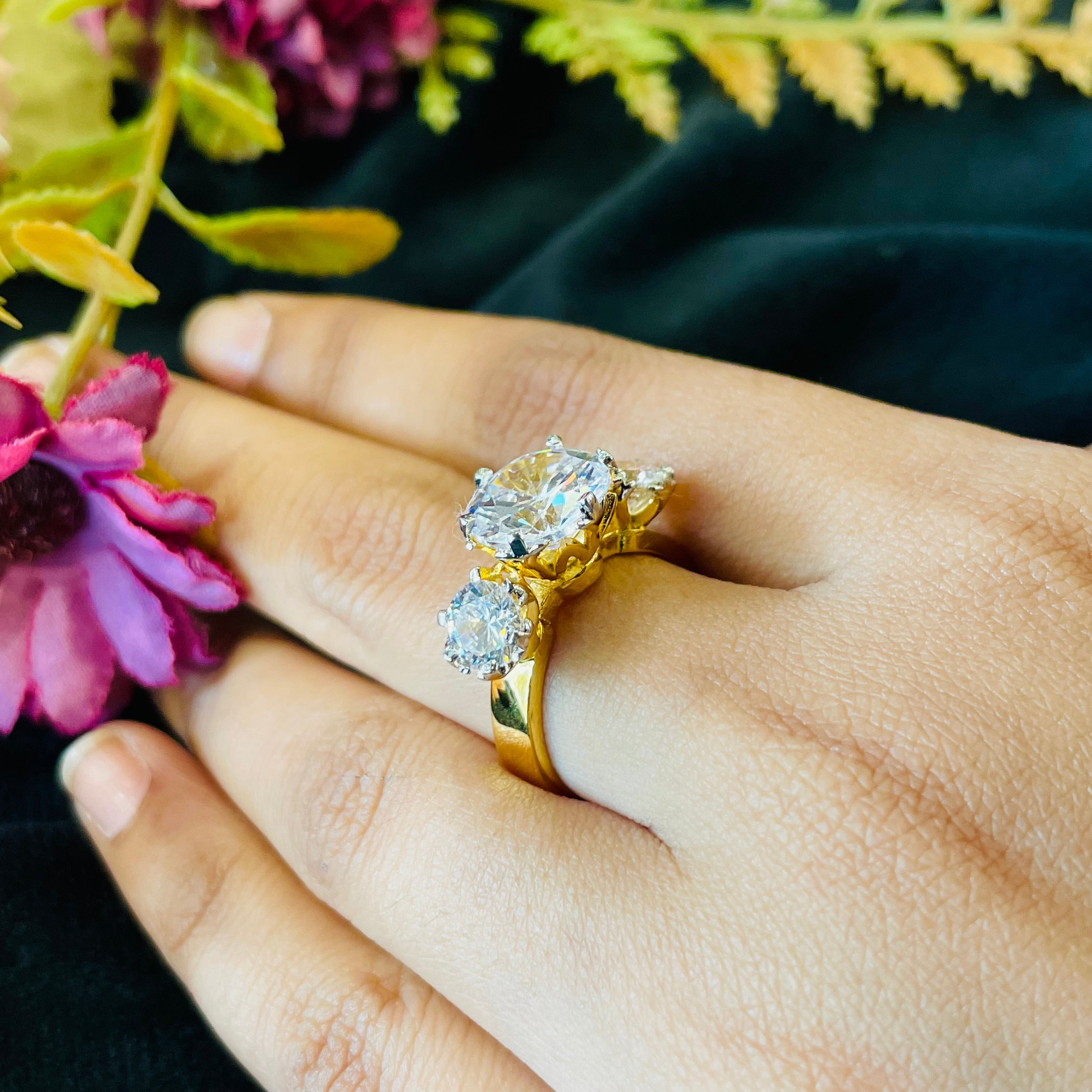 Vs Sterling Silver Cocktail Ring 218 6g