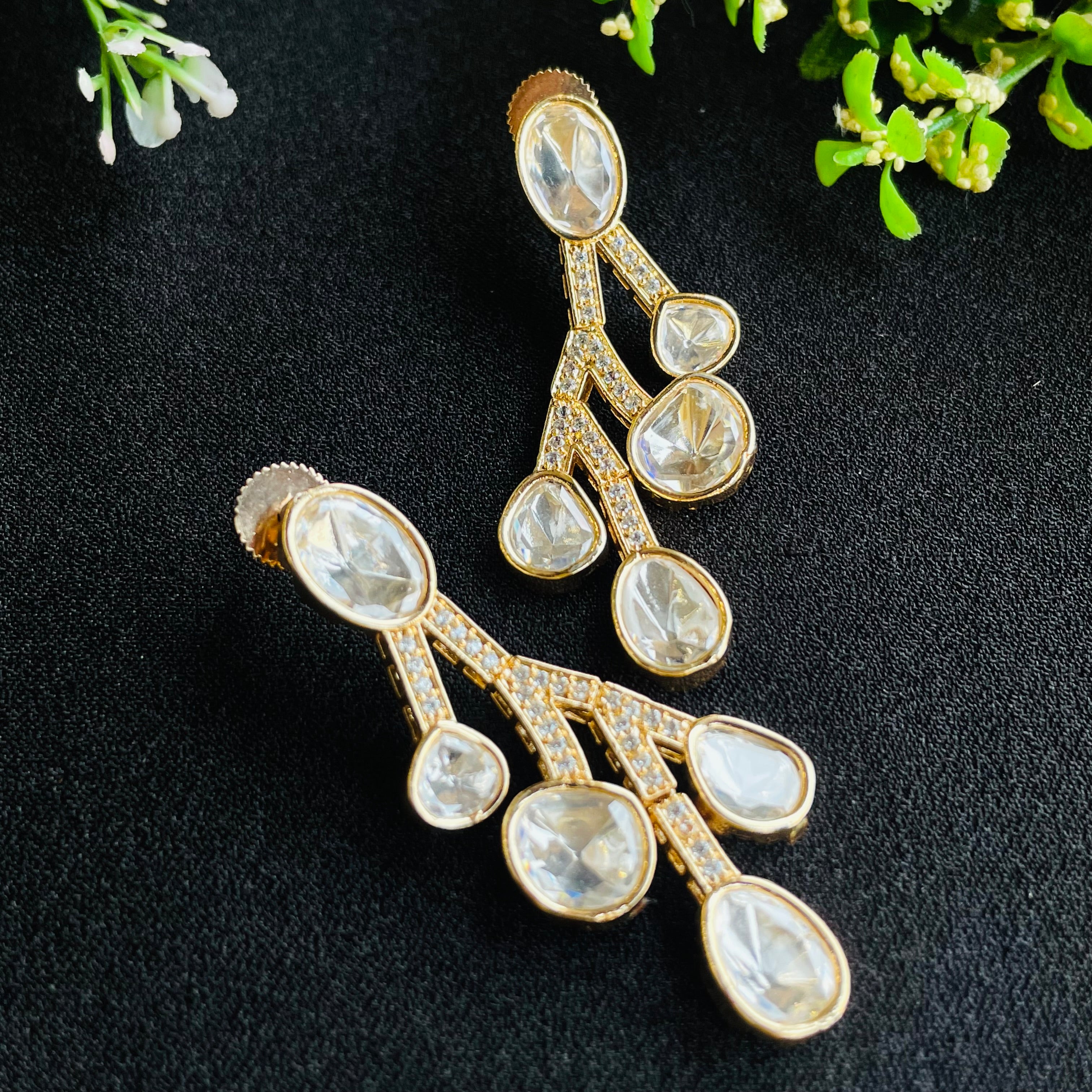 Nayaab Meher Polki Earrings