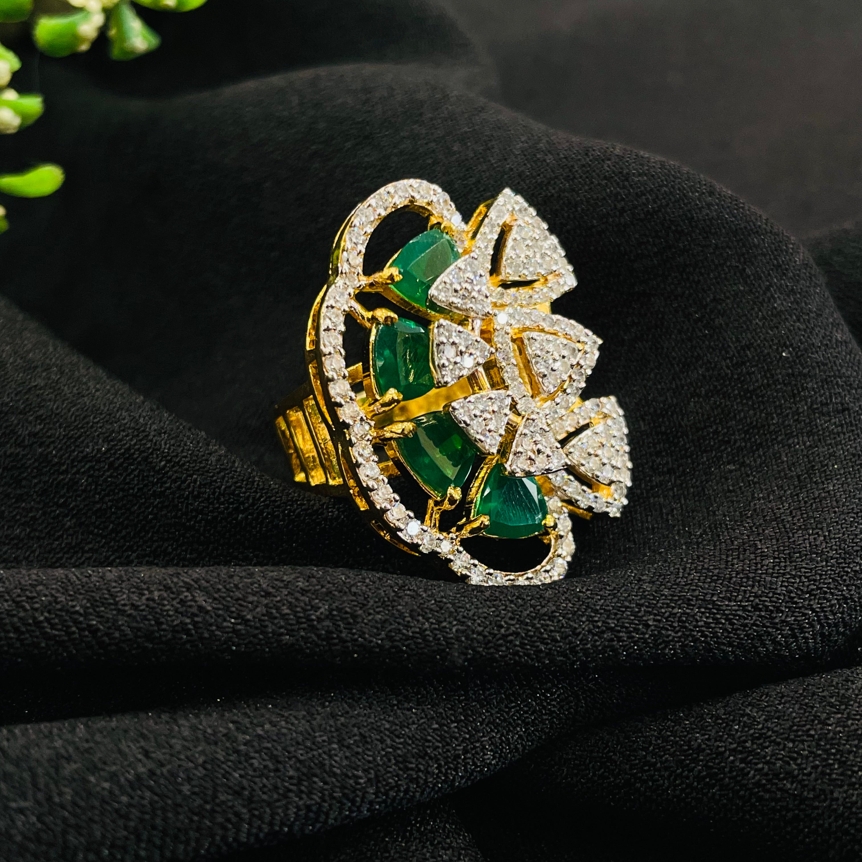 VS Sterling Silver Cocktail Ring 232 12G