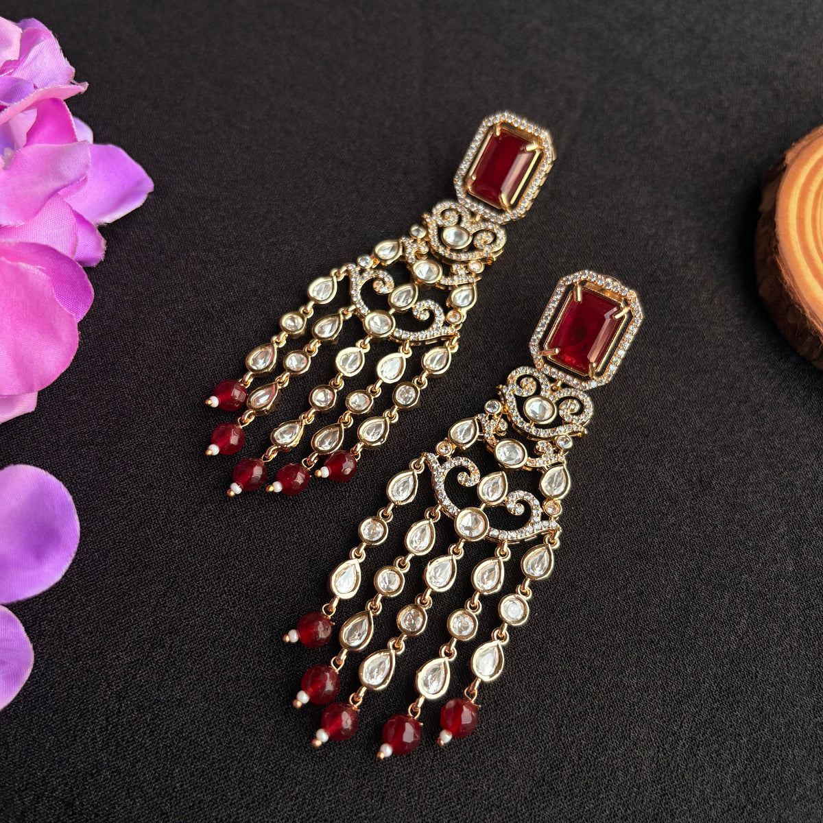 Ruhani Ruby Earrings