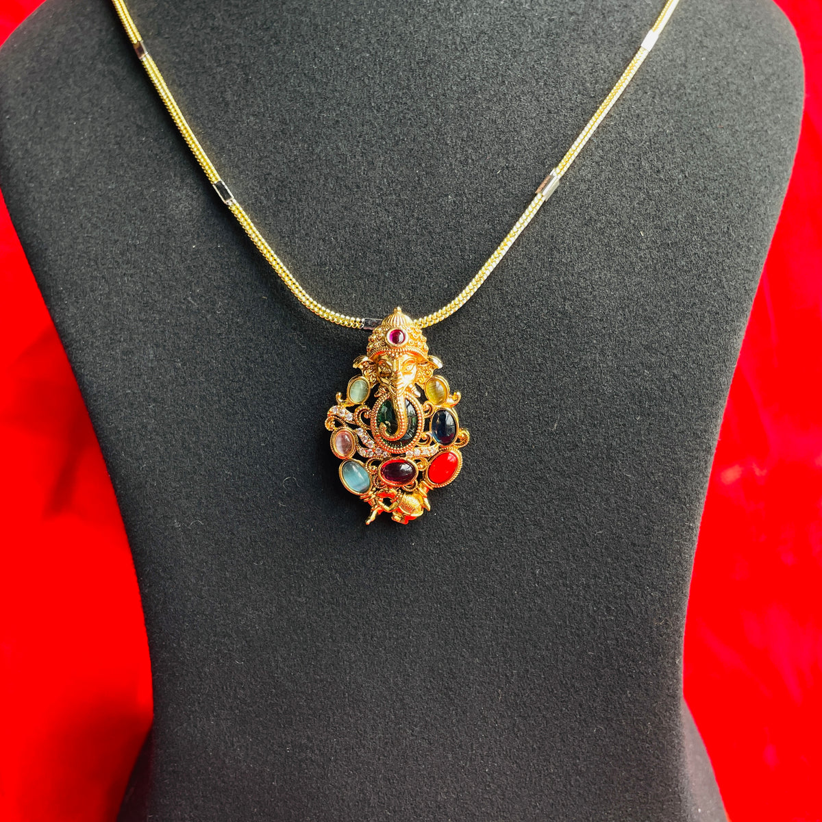 Vighnaharta Rangoli Pendant