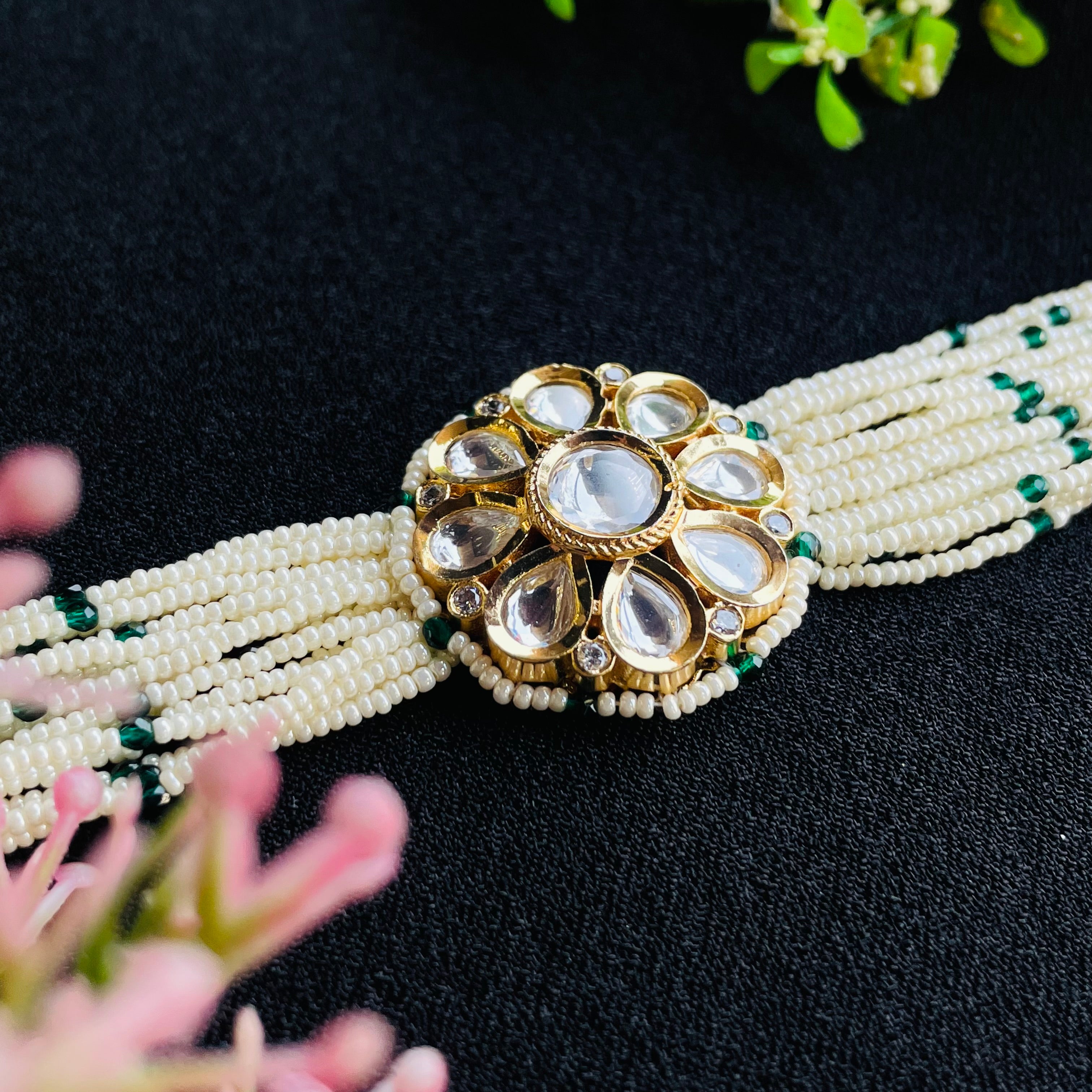 Nayaab Meher Polki Bracelet