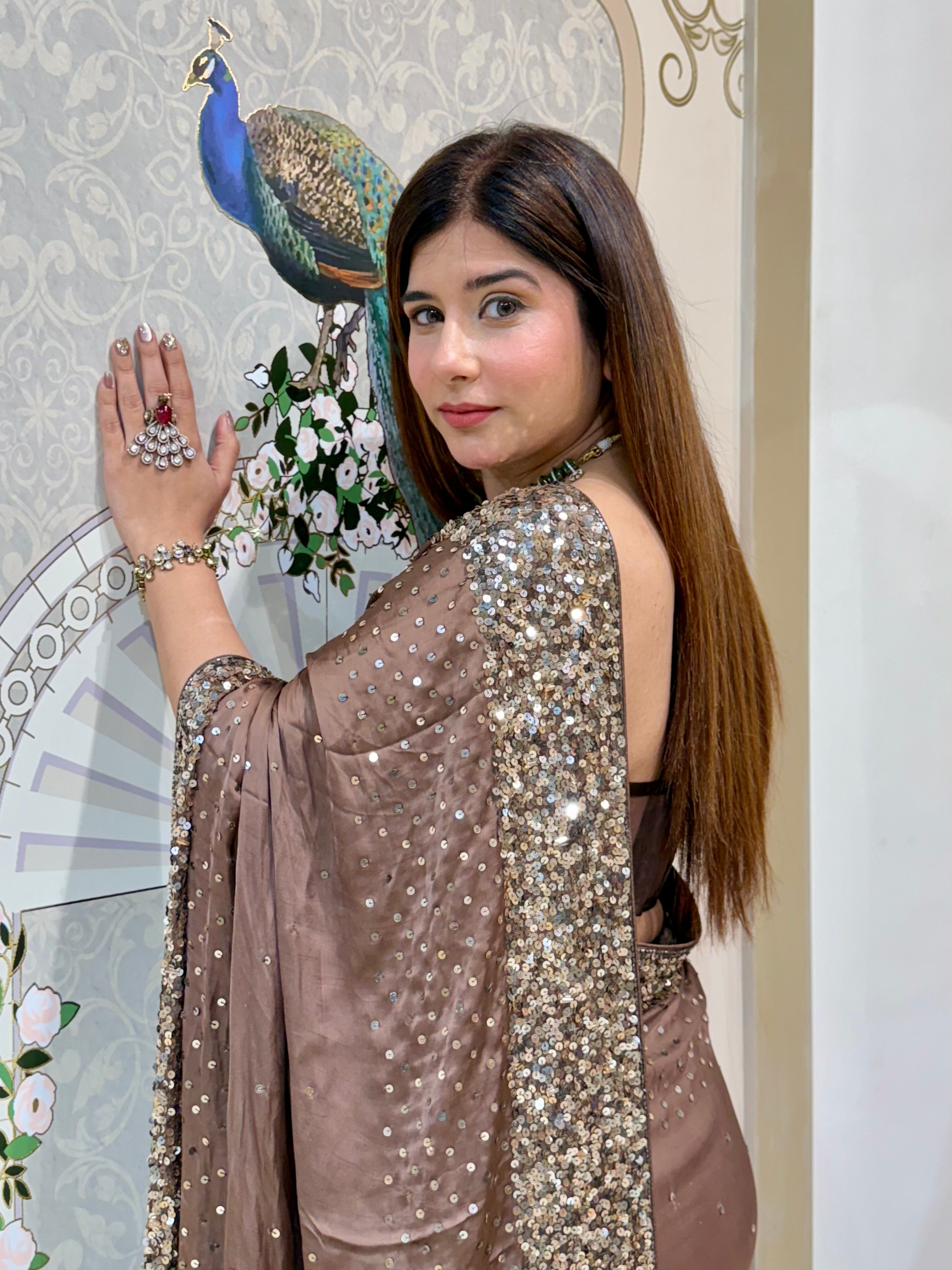 Brown Sugar Saree