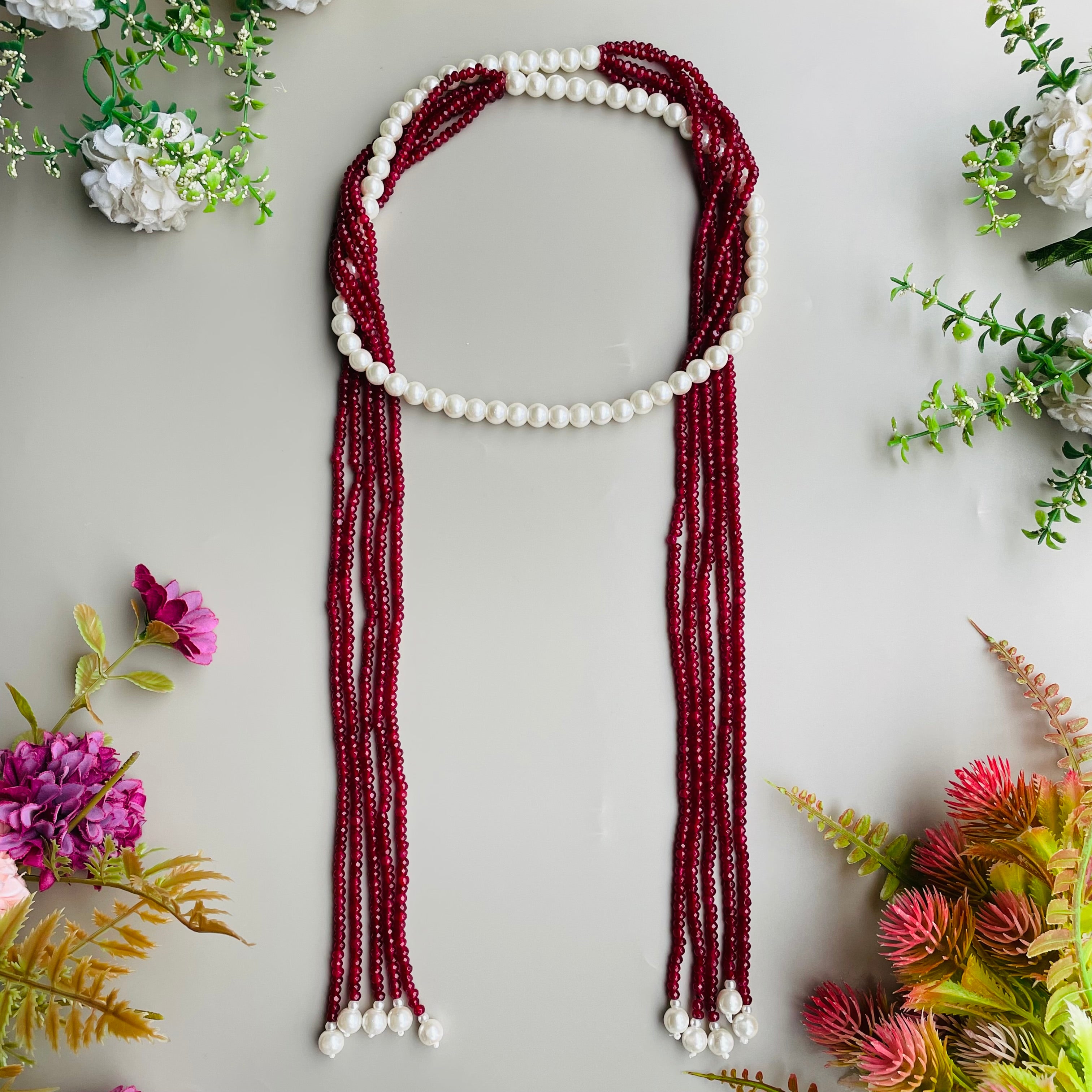 Nayaab jigyasa  Pearl long mala