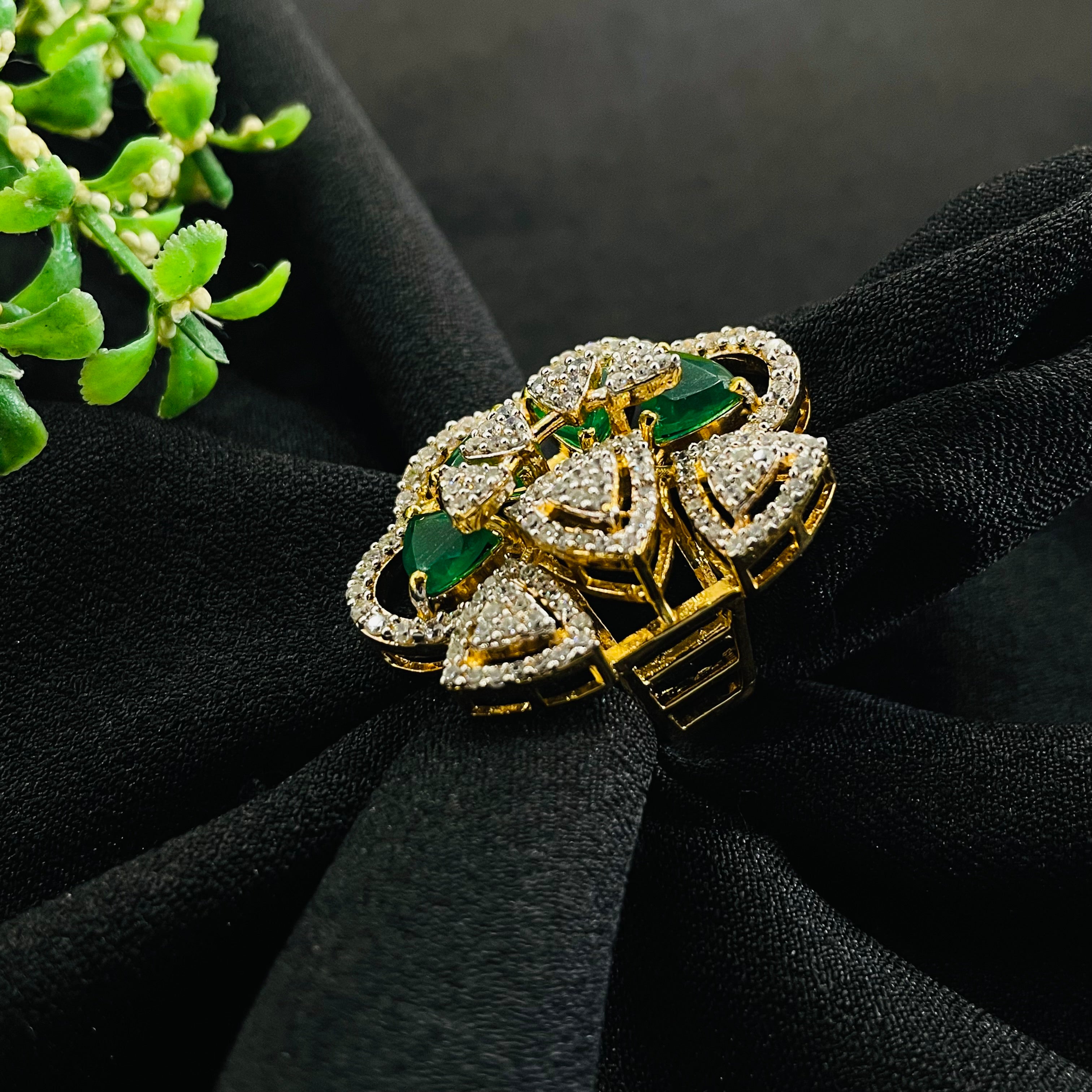 VS Sterling Silver Cocktail Ring 232 12G