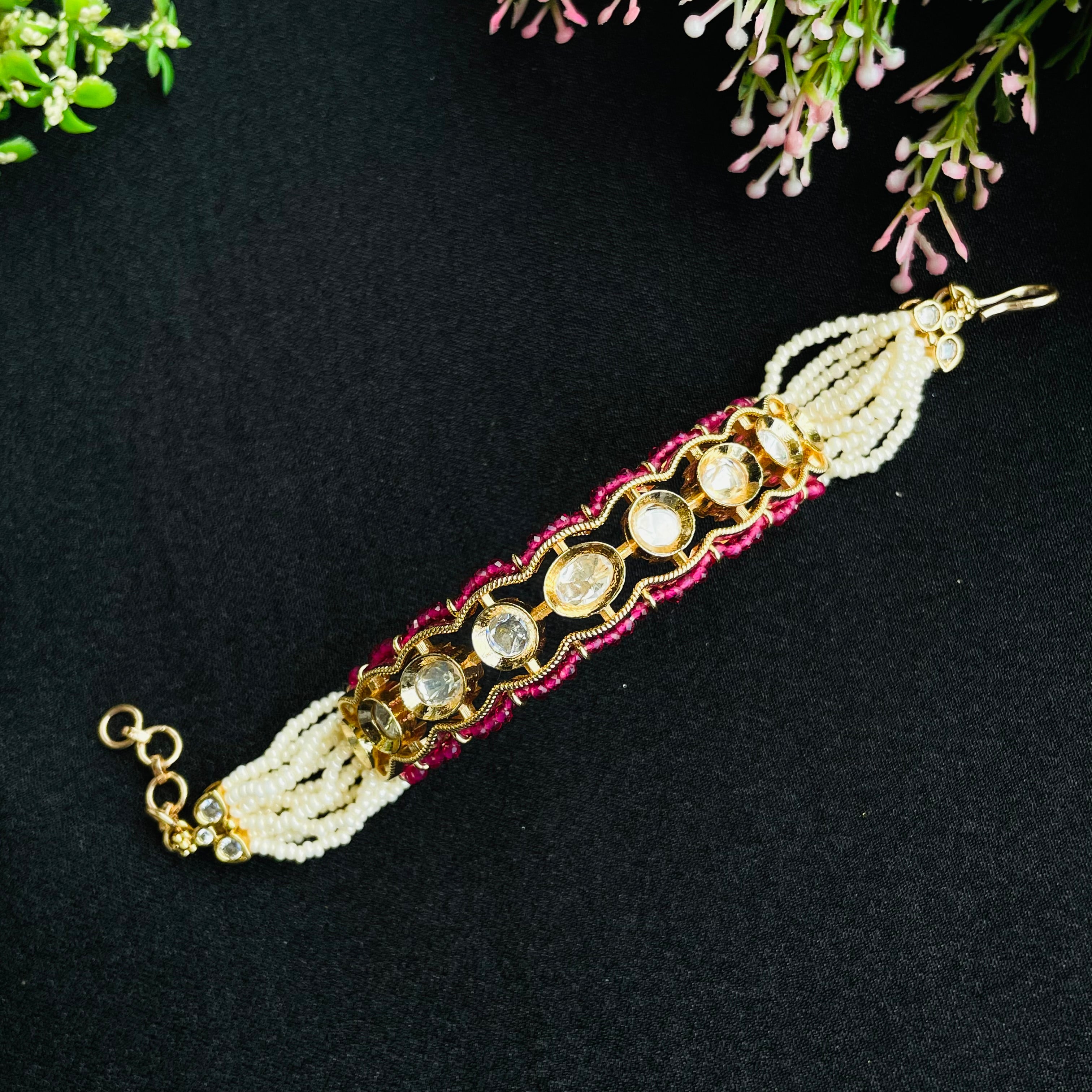 Nayaab Kashvi Polki Bracele