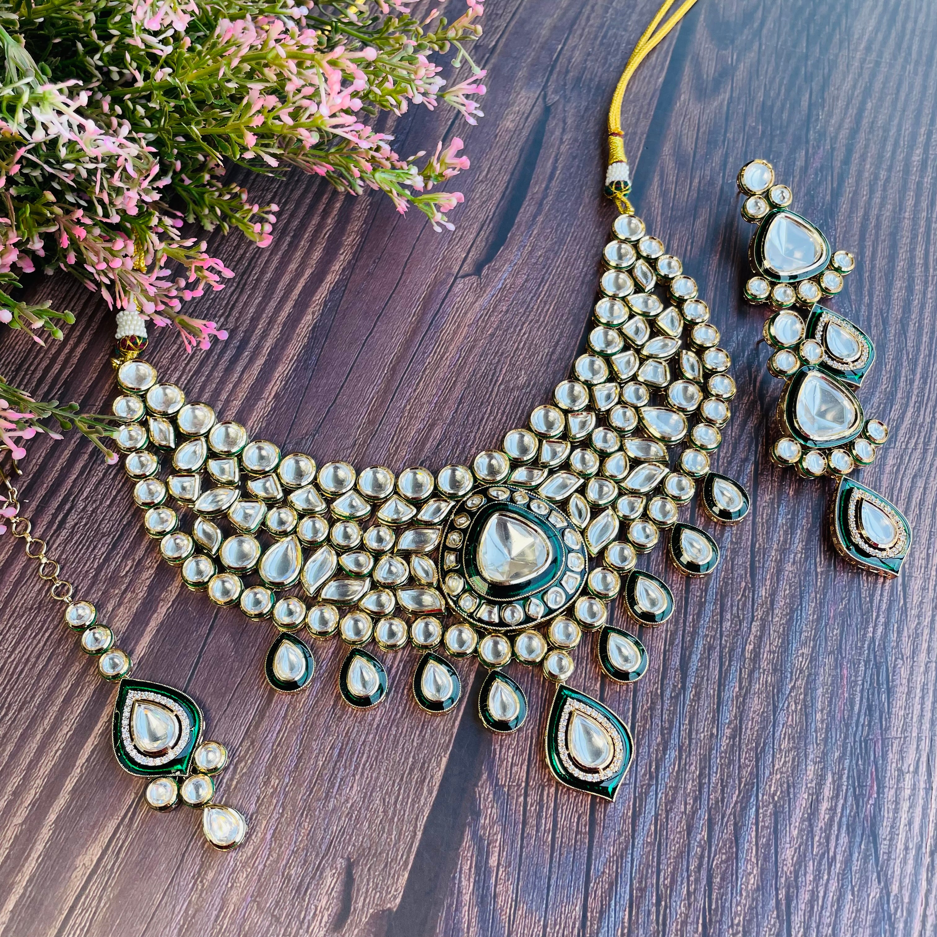 Nayaab Ruhani Polki Neckpiece