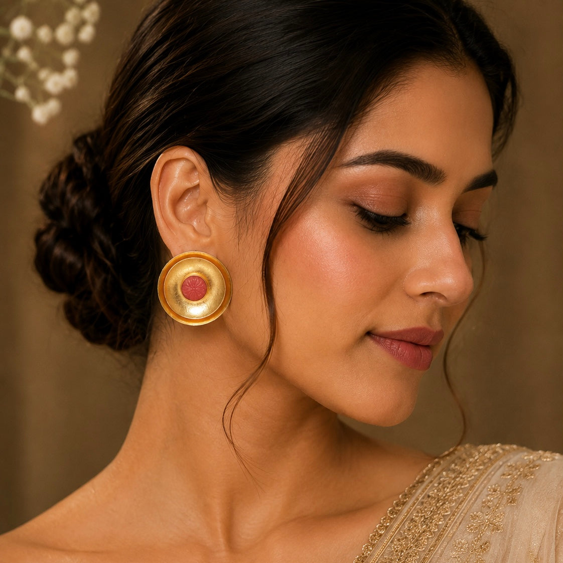 Solara Disc Earrings