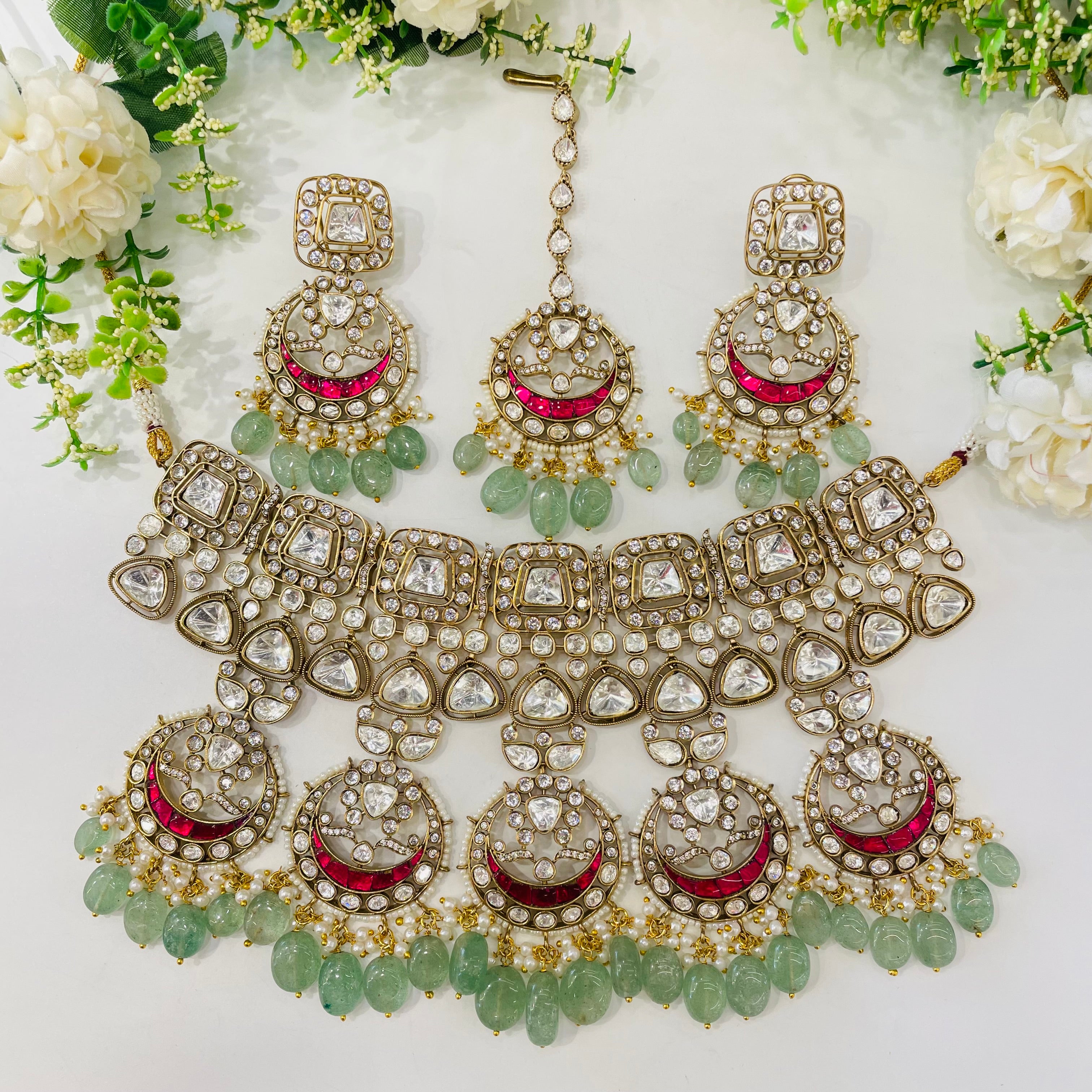 Nayaab Aaradhya Polki Neckpiece