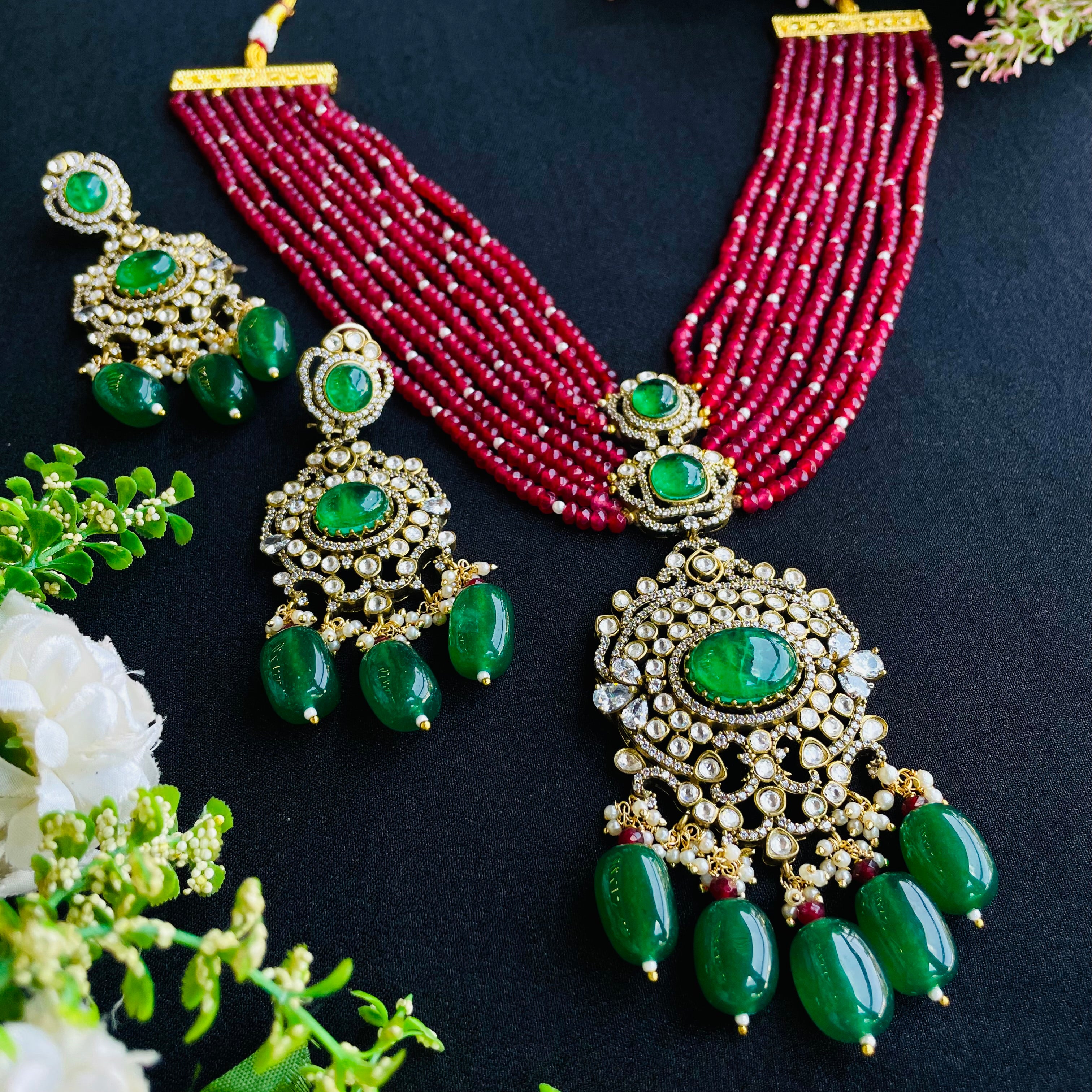 nayaab adya Polki neckpiece