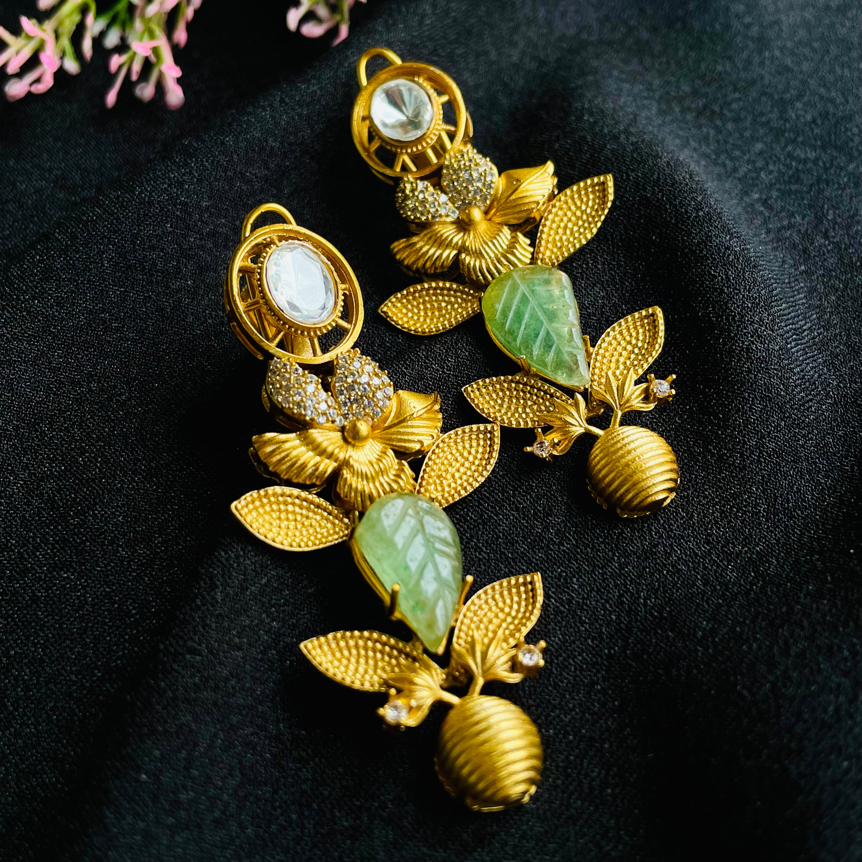 Nayaab Meher Polki Long Neckpiece